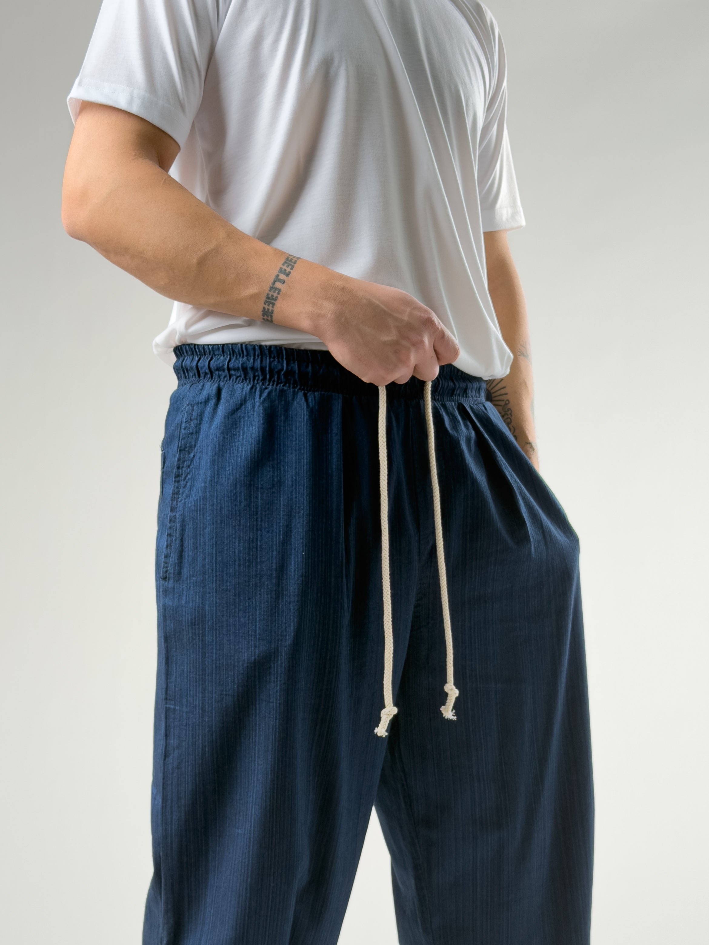 Diz Detaylı Oversize Mevsimlik Erkek Kot Baggy Pantolon COC2747