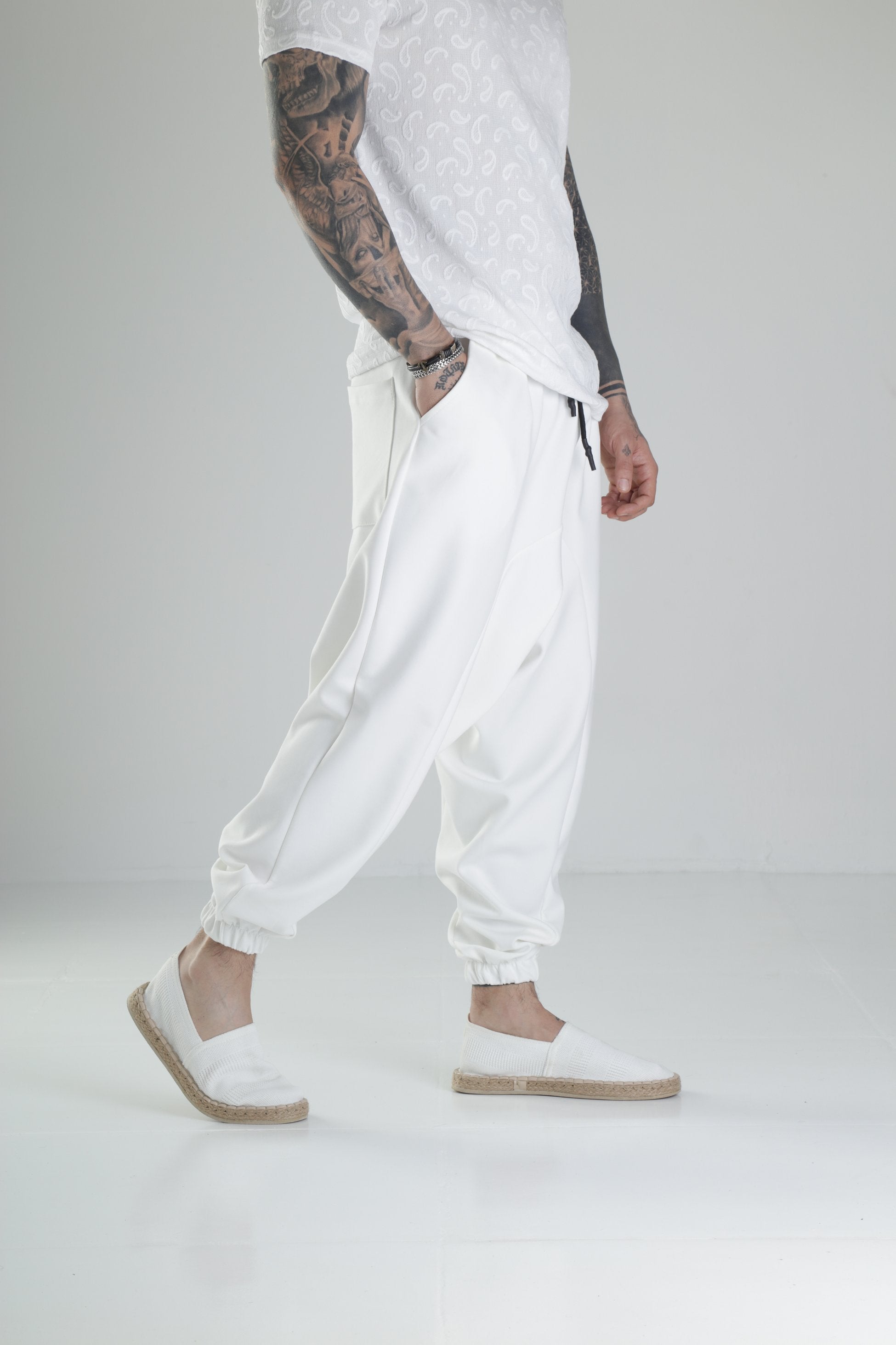 Ekru Spor Şalvar COC2380