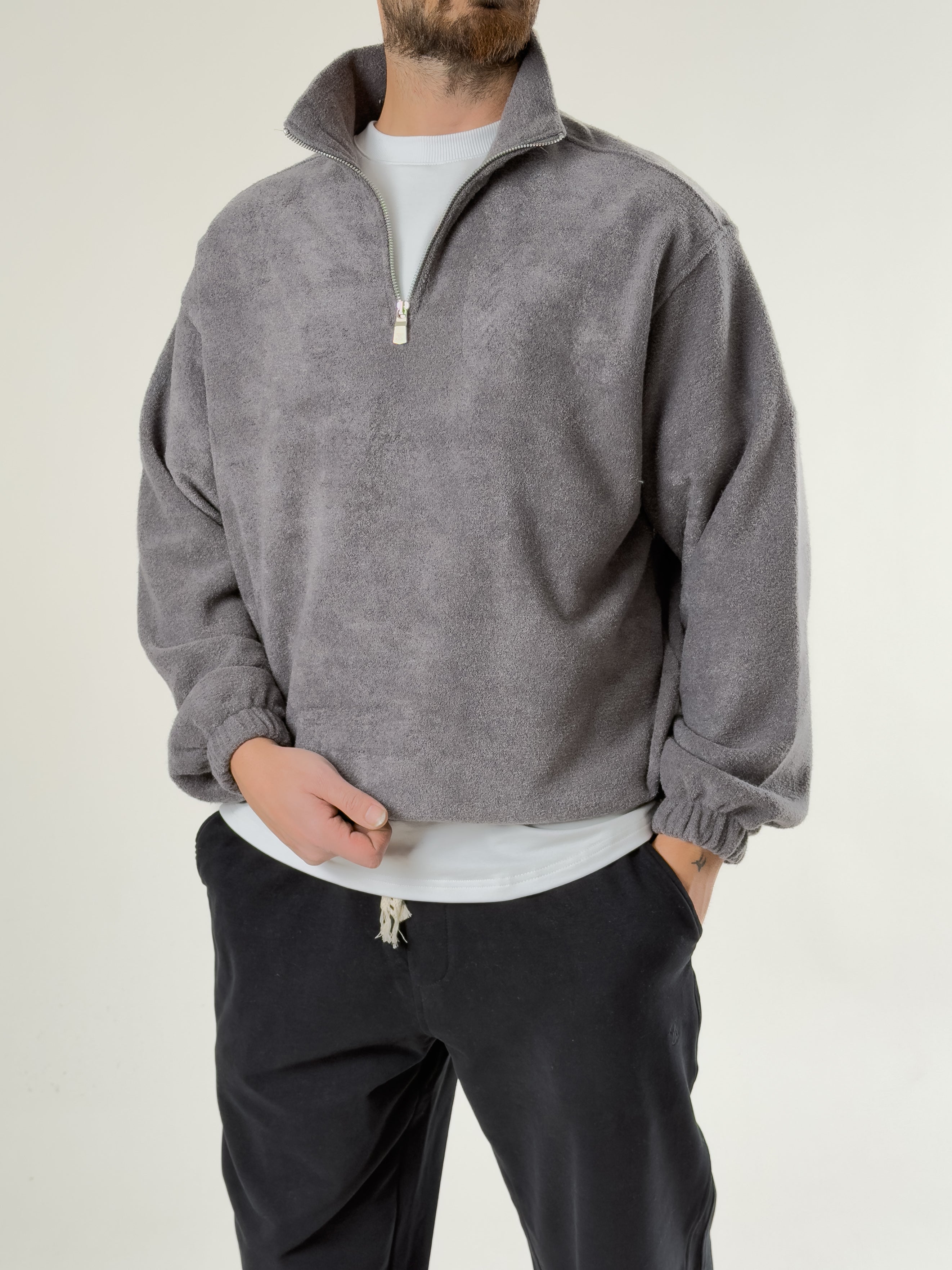 Erkek Gri Sweatshirt COC2709