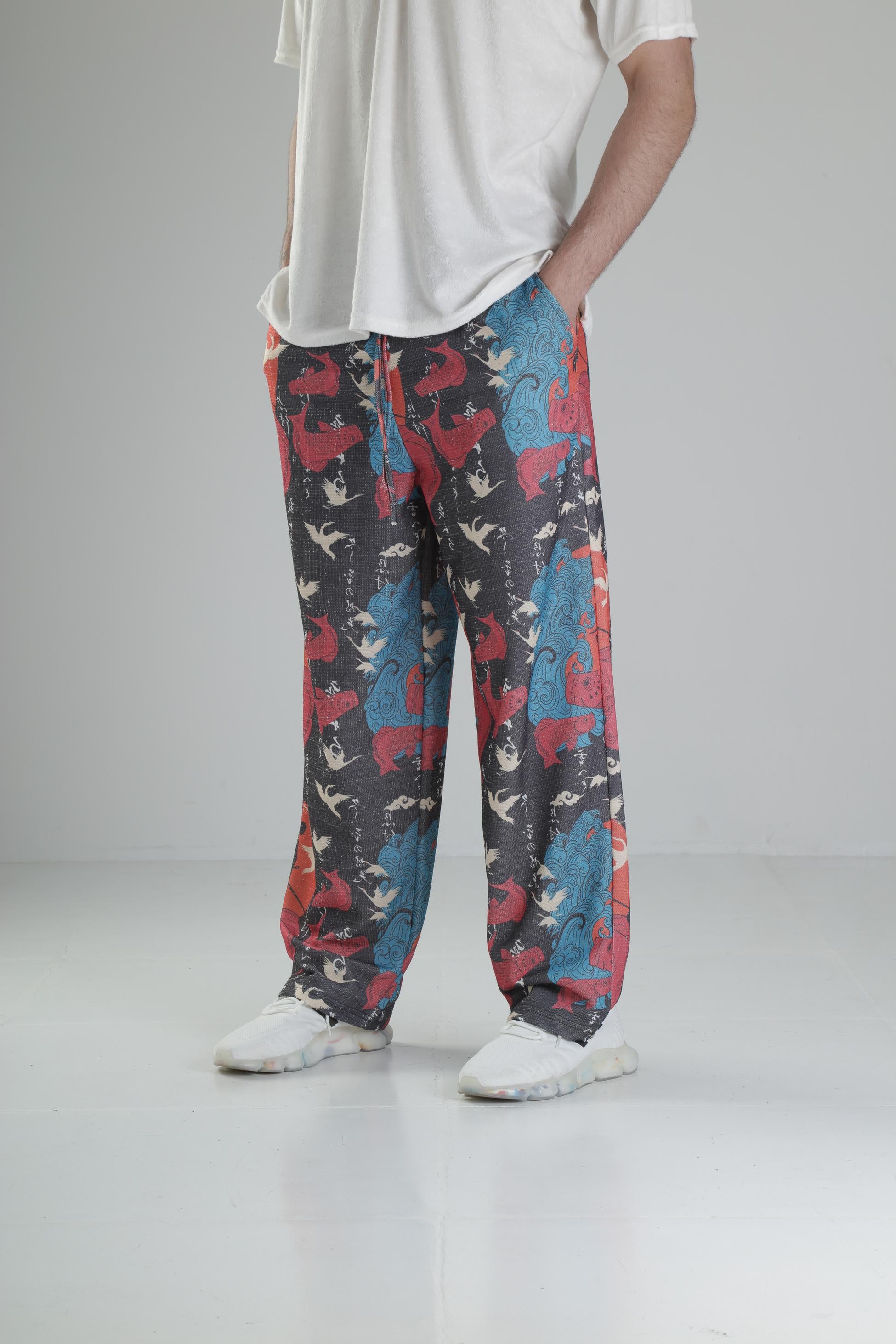 Etnik Desenli Baggy Pantolon COC2226