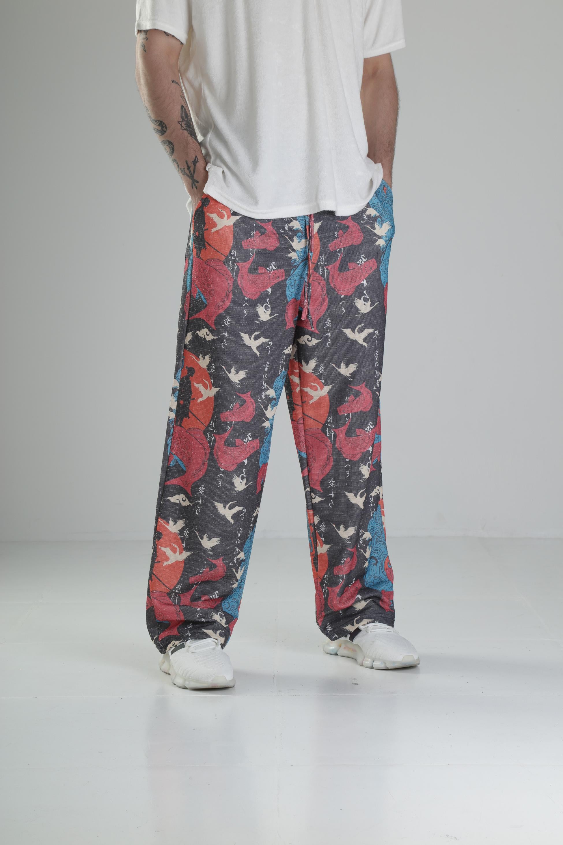 Etnik Desenli Baggy Pantolon COC2226