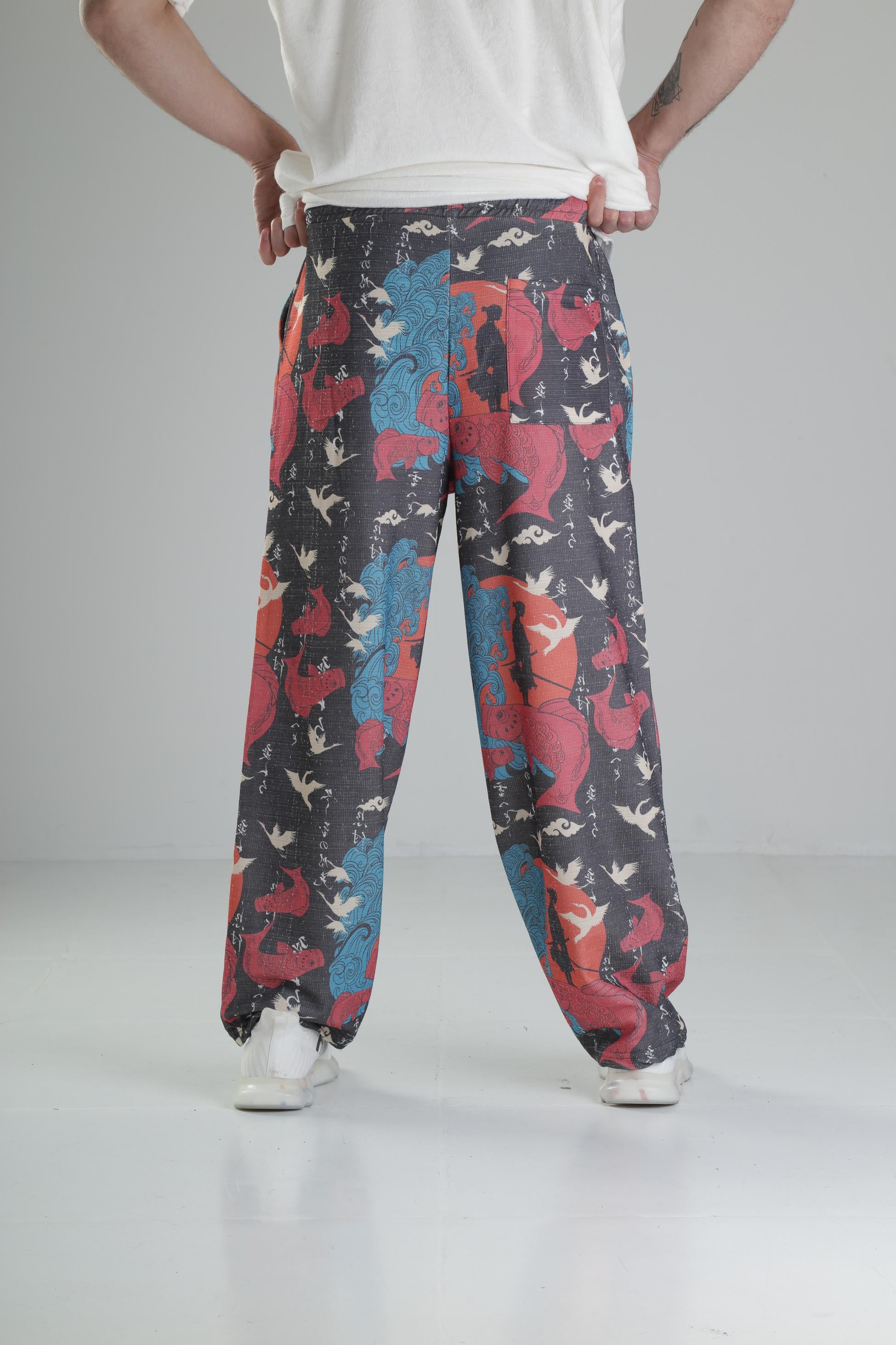 Etnik Desenli Baggy Pantolon COC2226