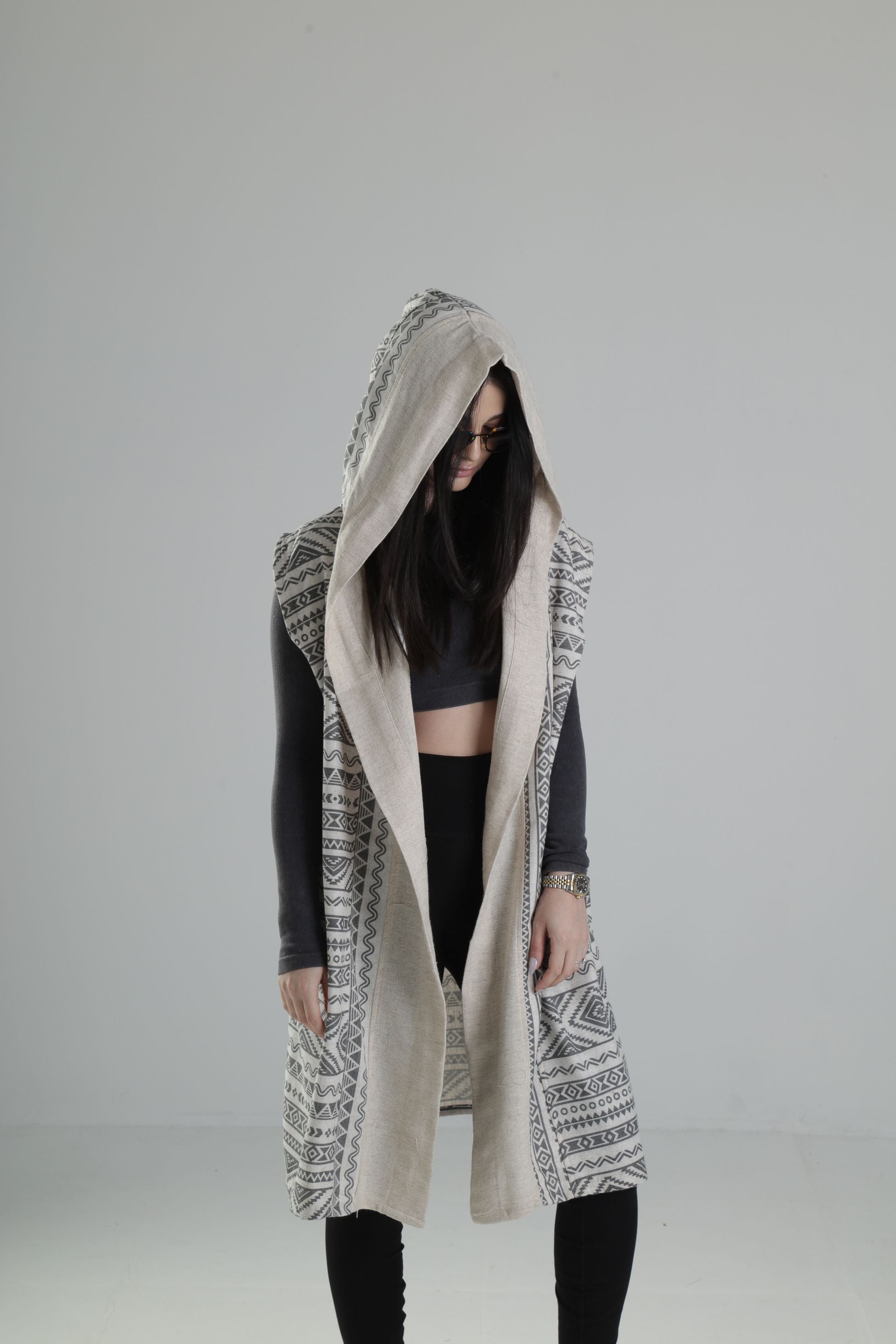 Etnik Desenli Kimono COC2242