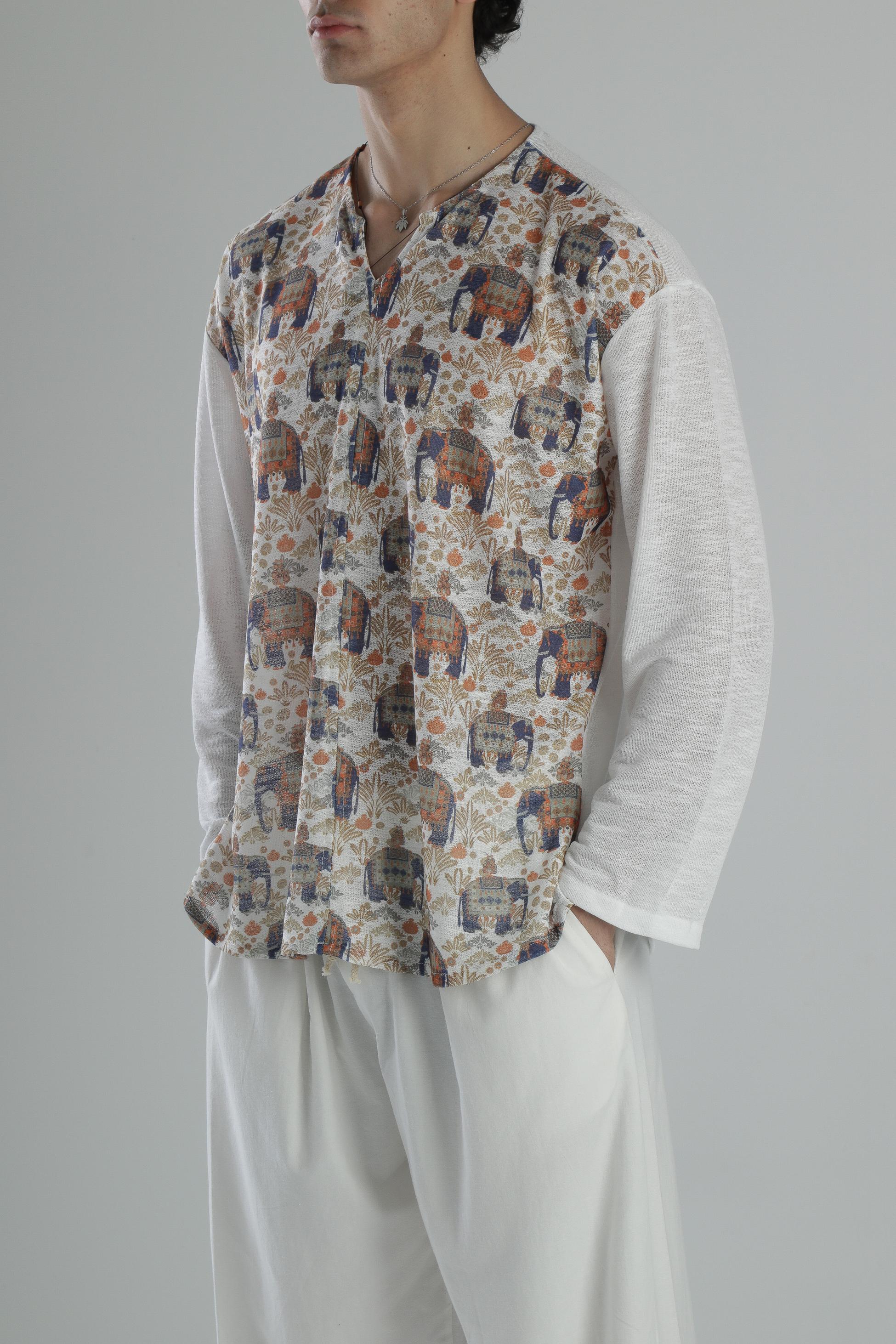 Fil Desenli Yazlık Sweat COC2282