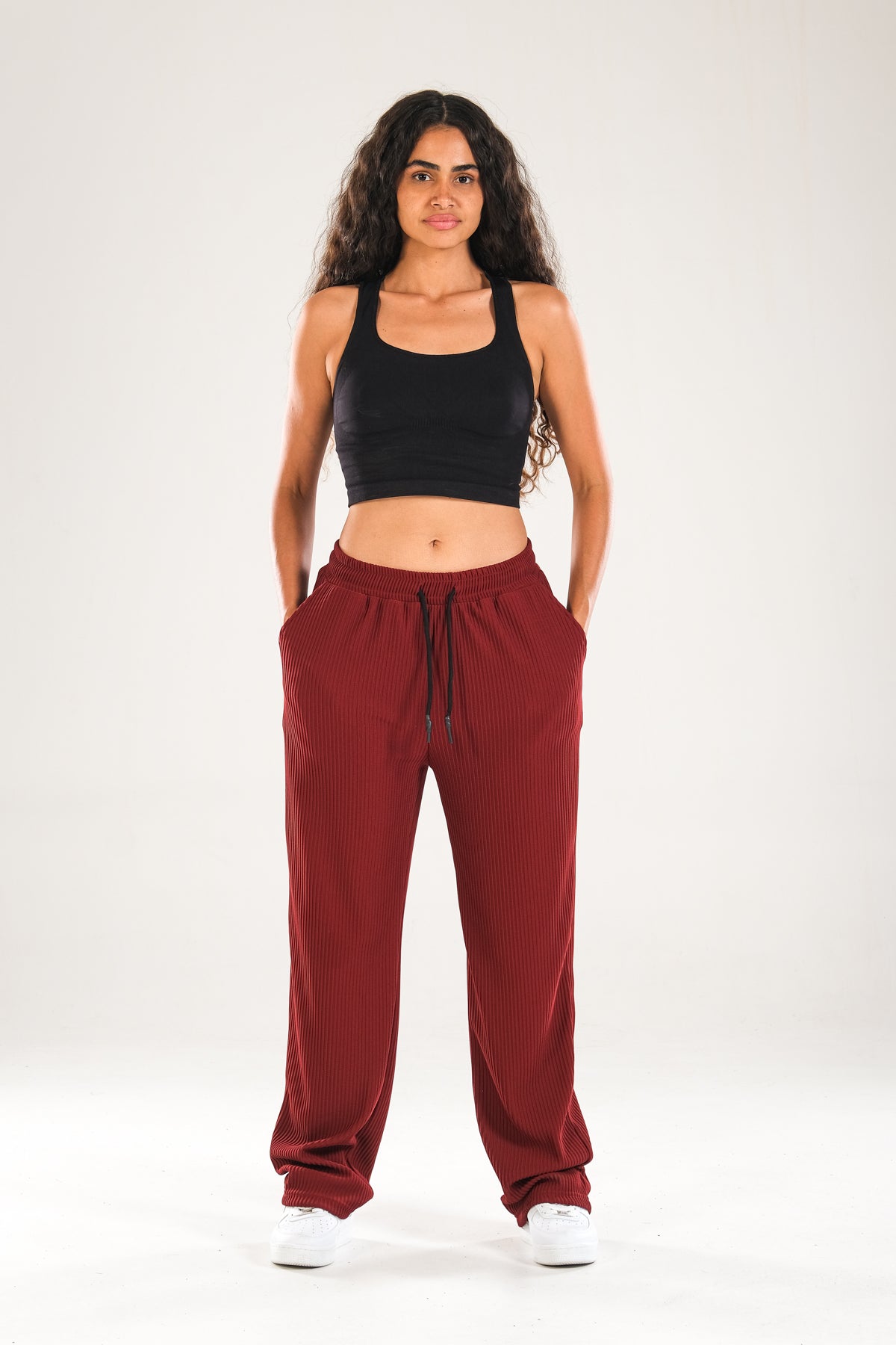 Fitilli Bordo Baggy Pantolon COC1124