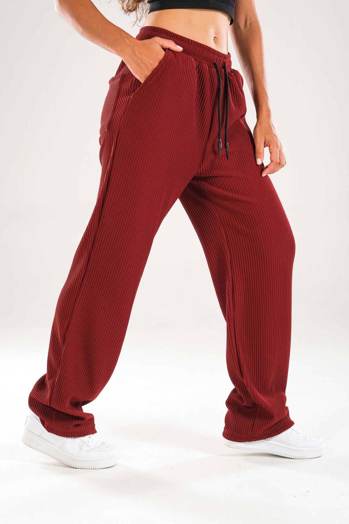 Fitilli Bordo Baggy Pantolon COC1124