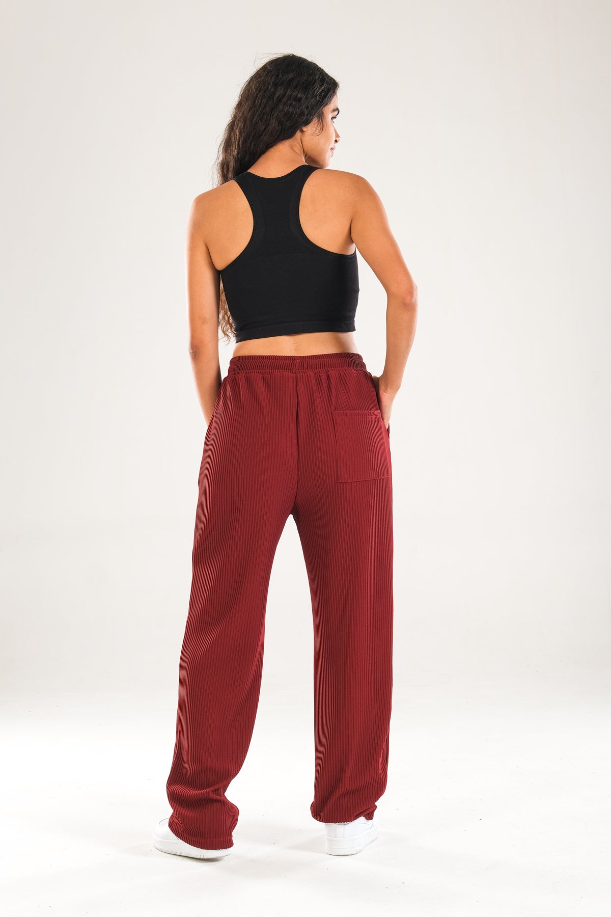 Fitilli Bordo Baggy Pantolon COC1124