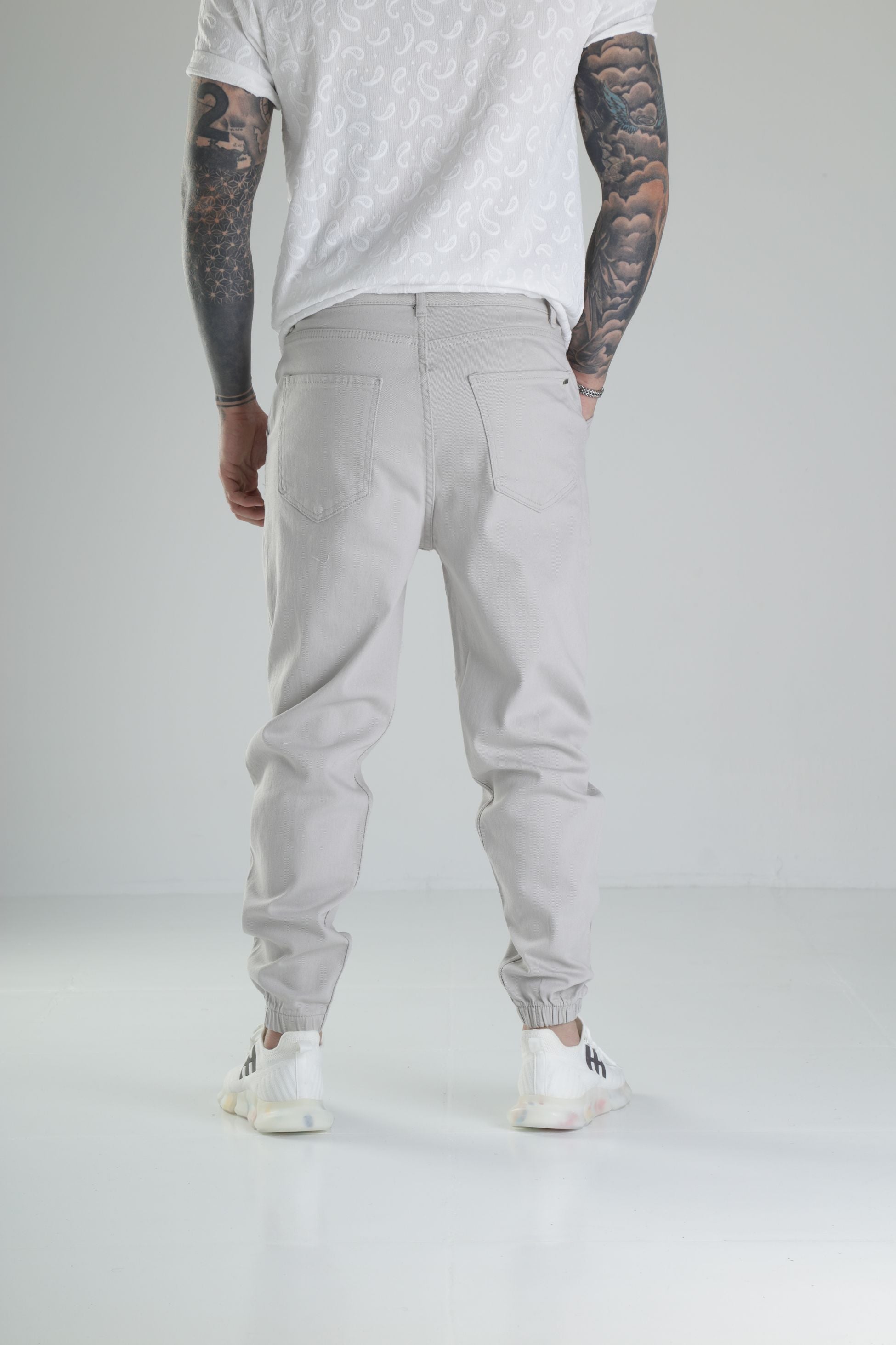 Gri Kot Jogger Pantolon COC2120