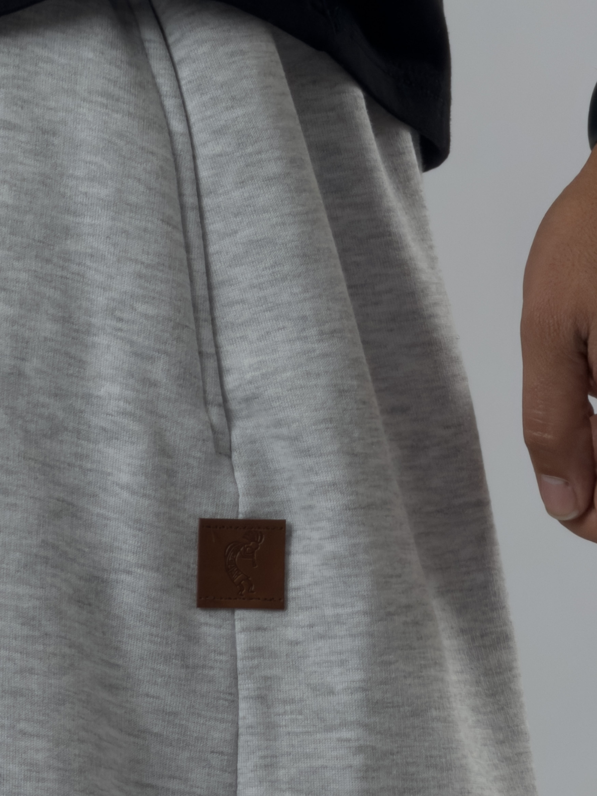 Gri Oversize Baggy Erkek Pantolon COC3416