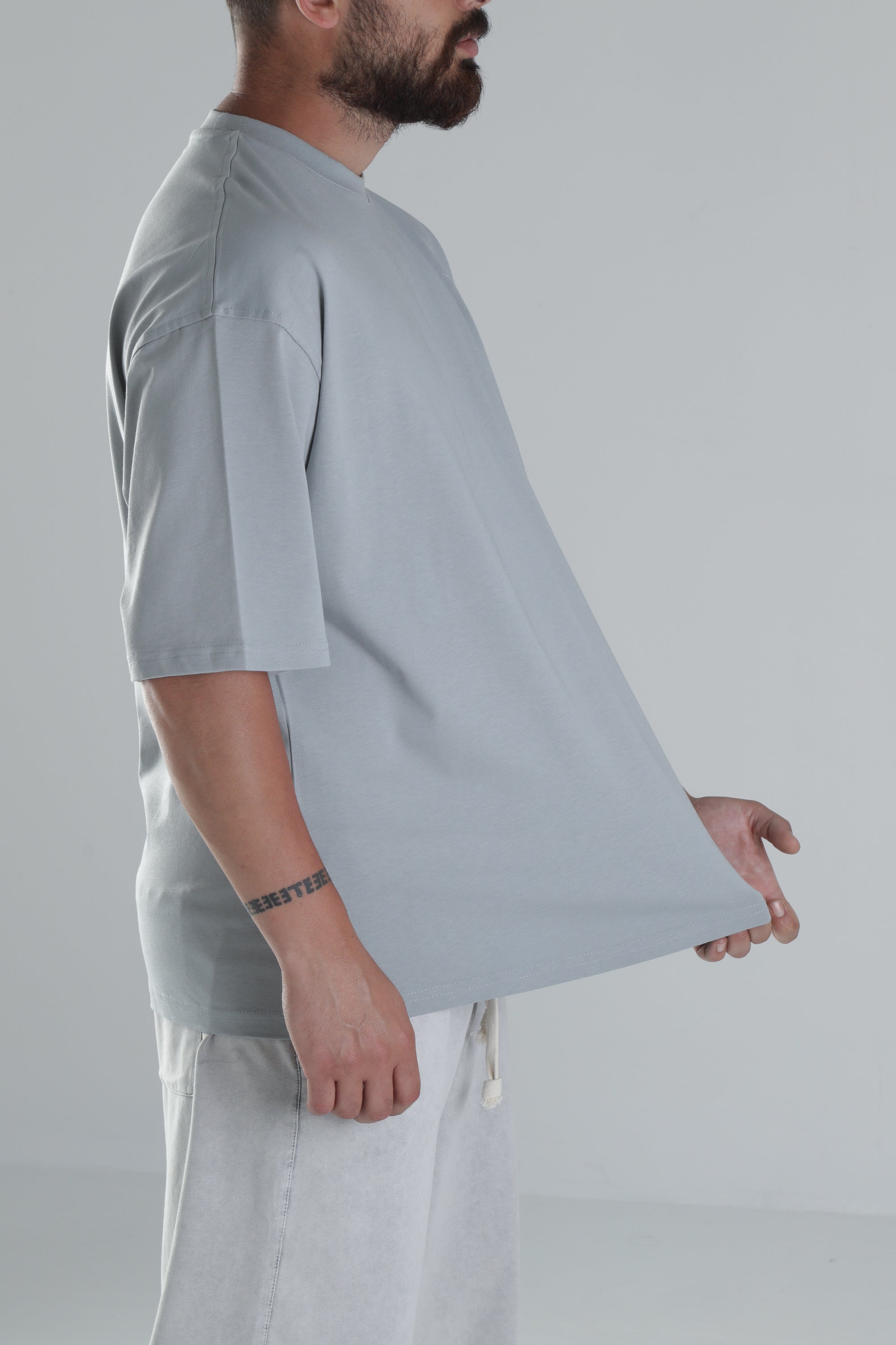 Gri Oversize T-Shirt COC1490