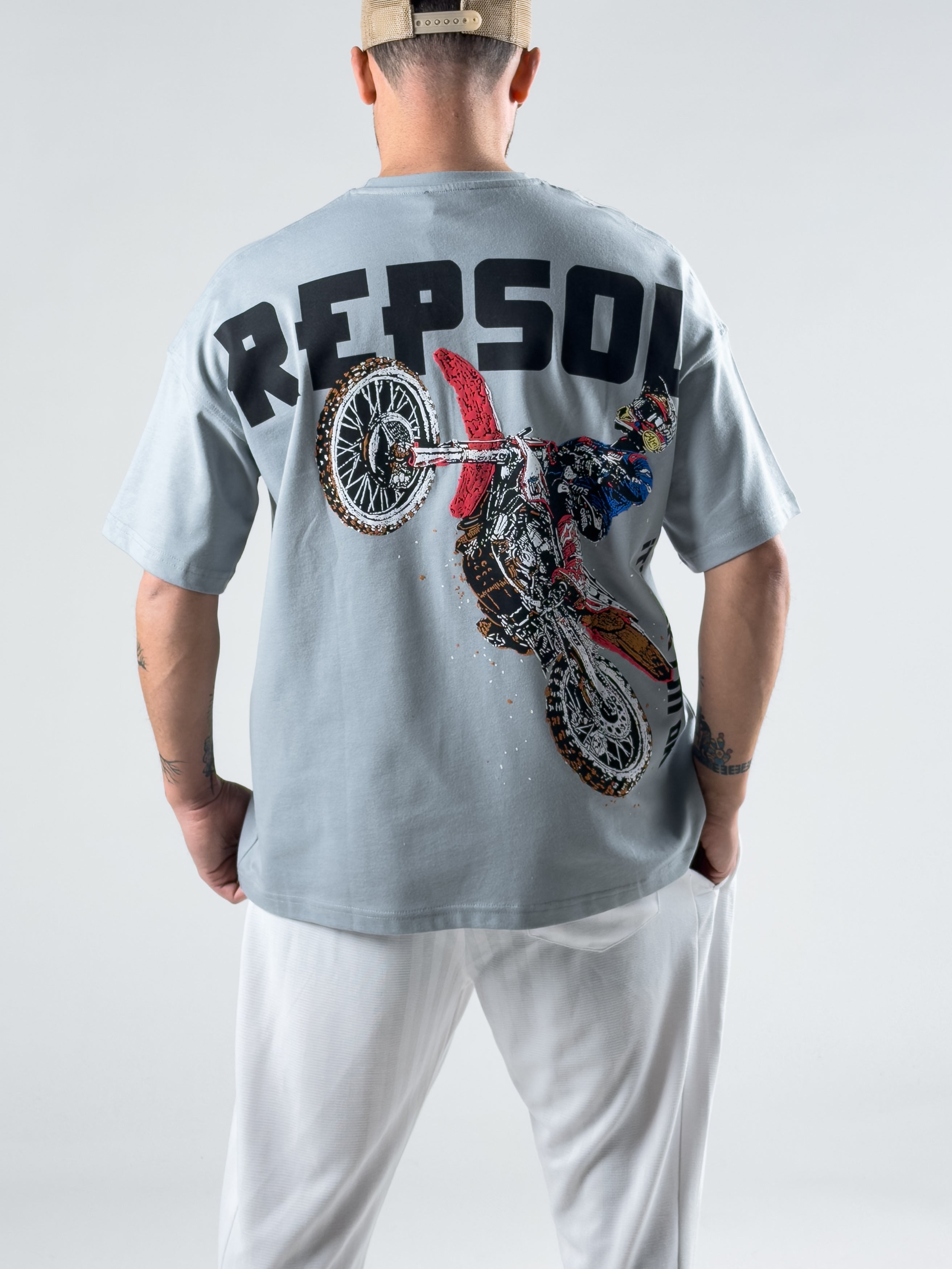 Gri Repsol Erkek T-Shirt COC3010