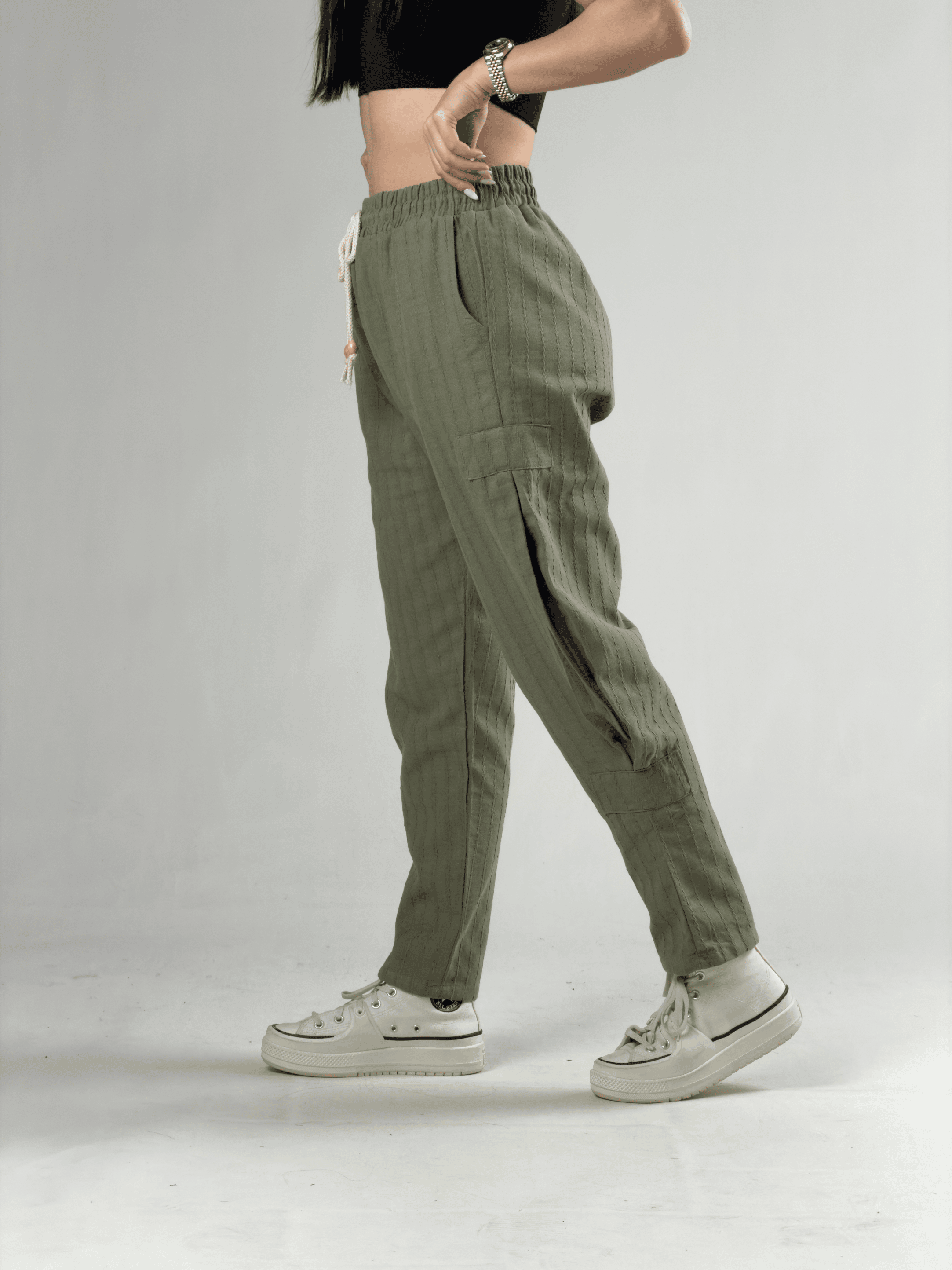 Haki Kadın Hazer Pantolon COC3152