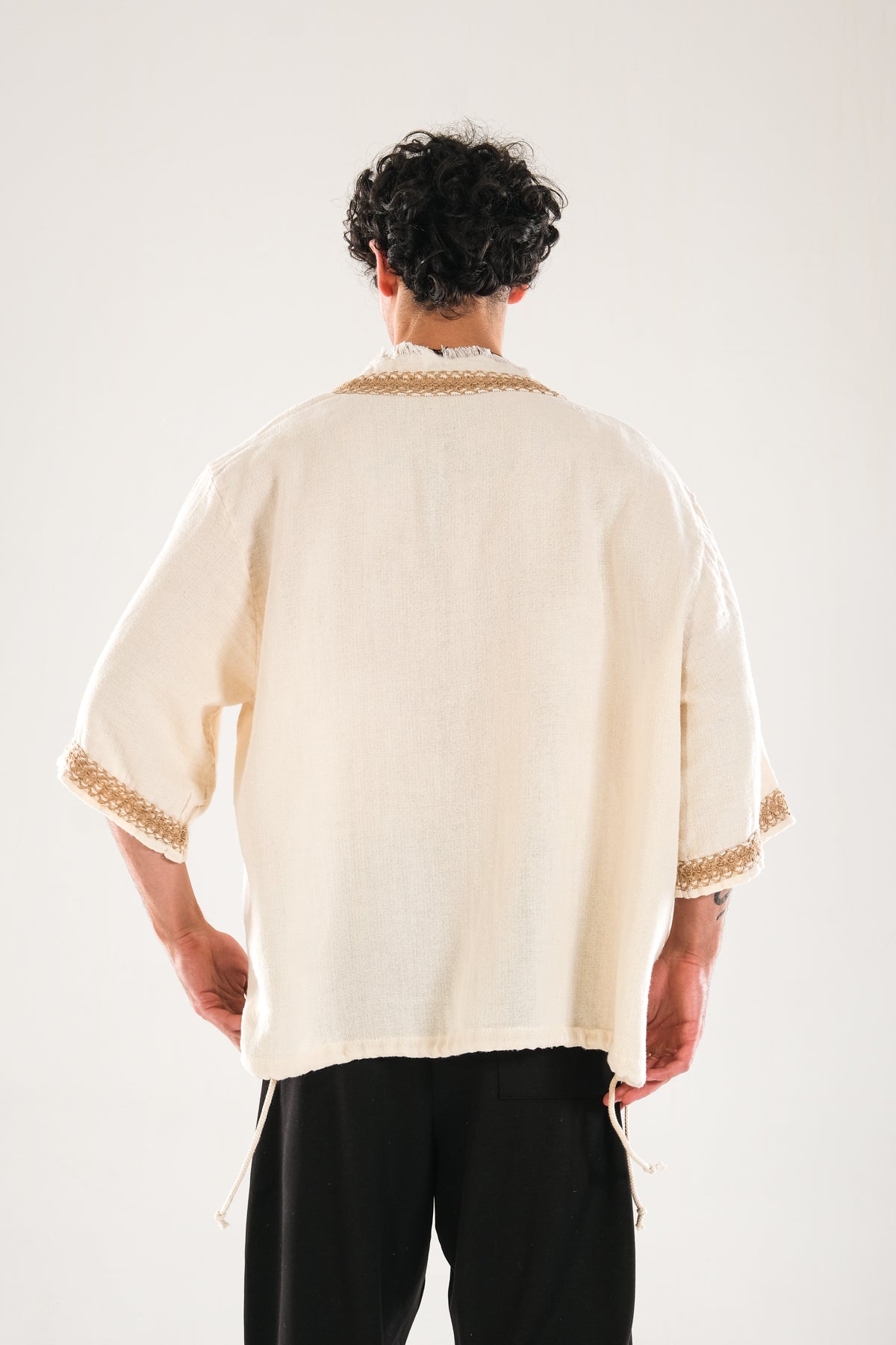 Halat Detaylı Tasarım Kimono COC1129