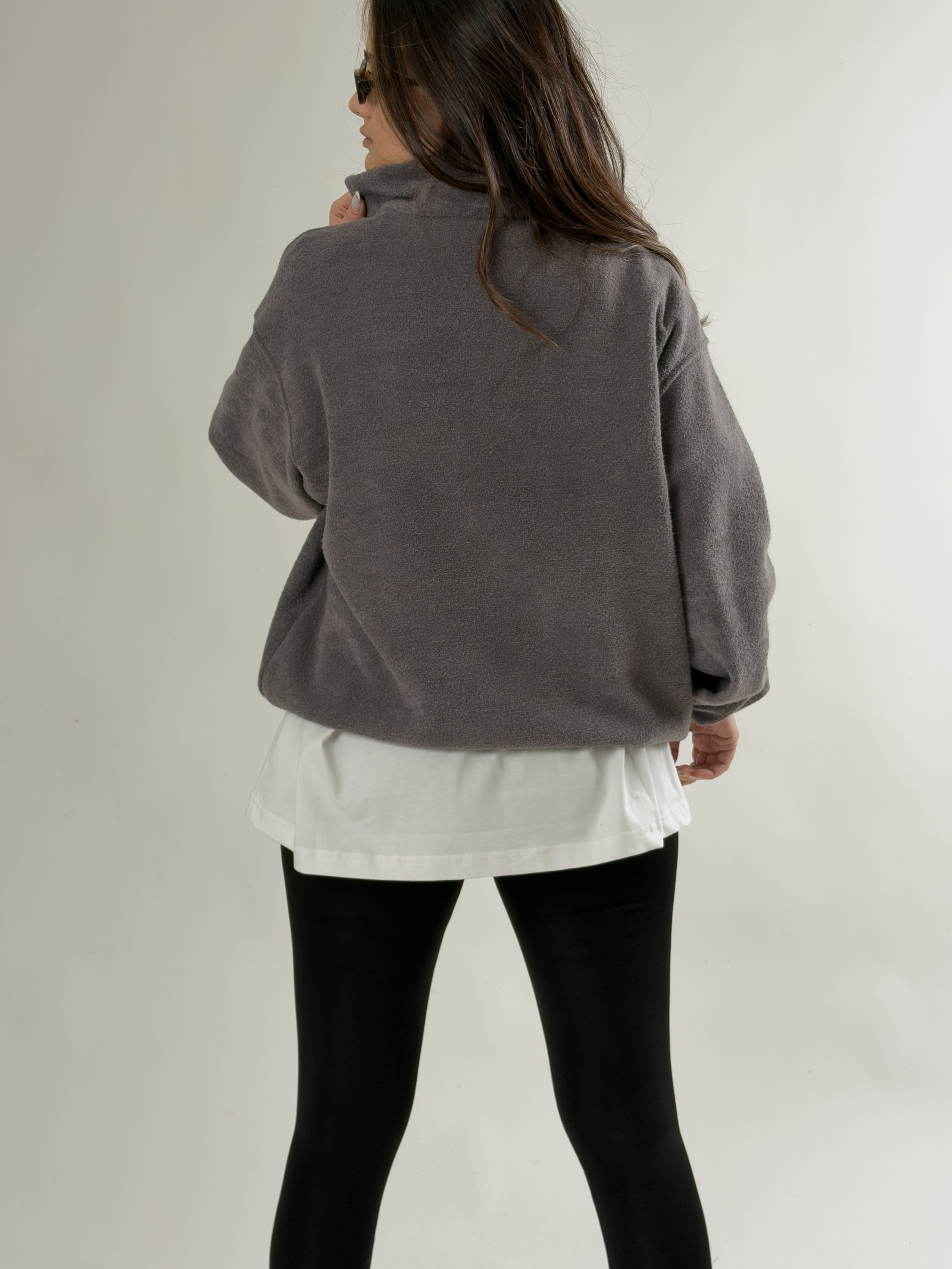 Kadın Gri Sweatshirt COC2684