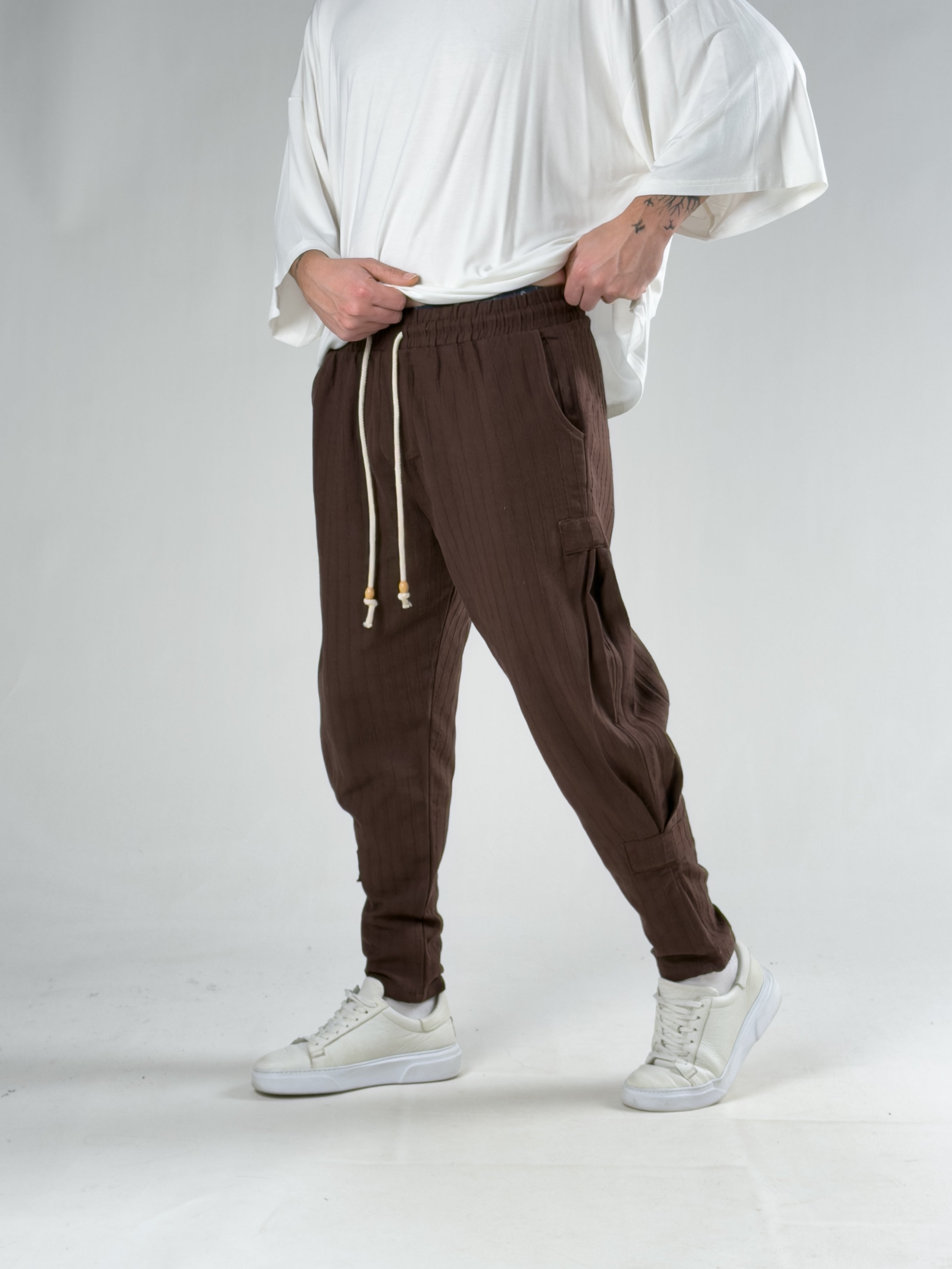 Kahverengi Erkek Hazar Pantolon COC3164