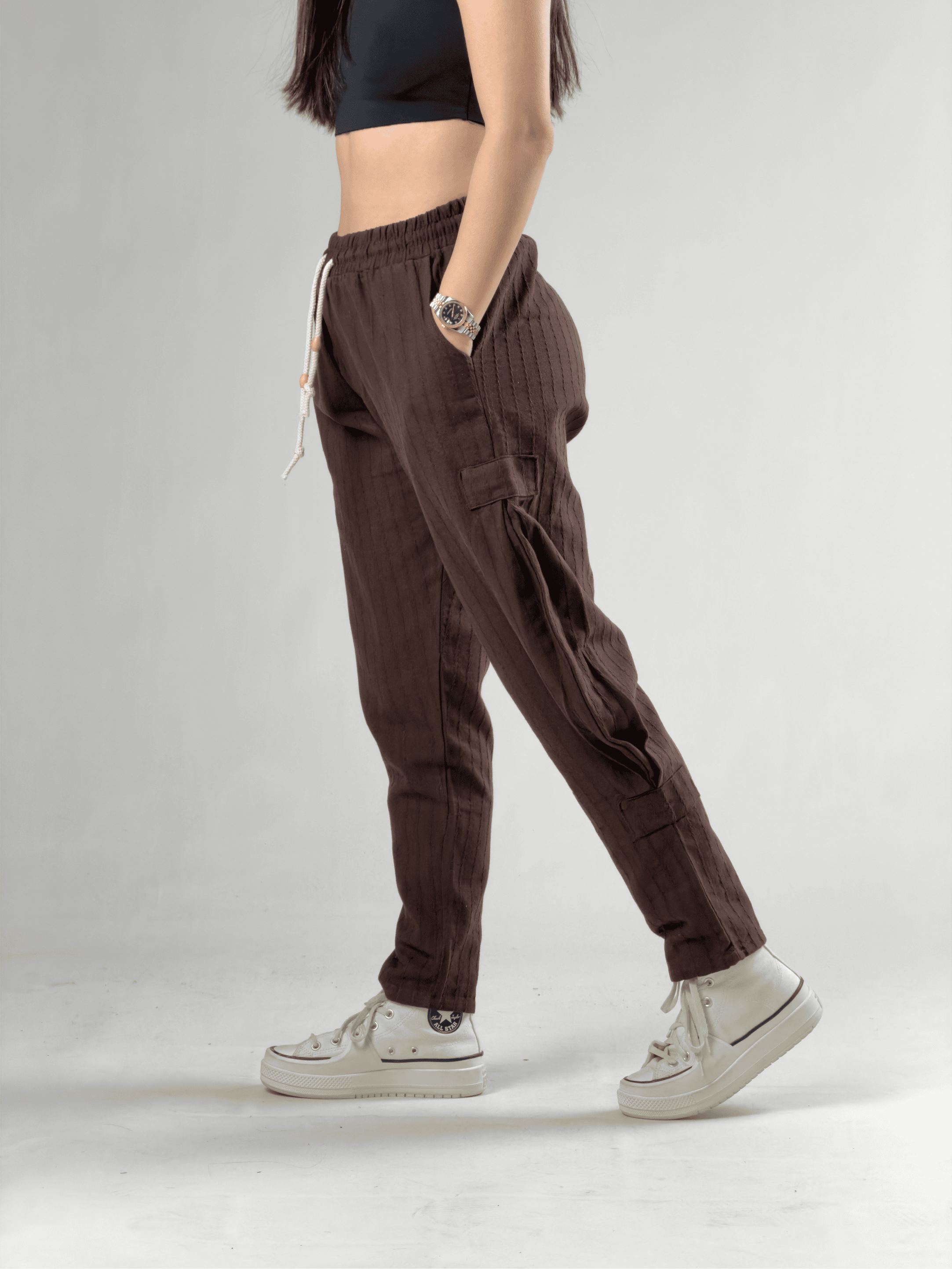 Kahverengi Kadın Hazer Pantolon COC3151
