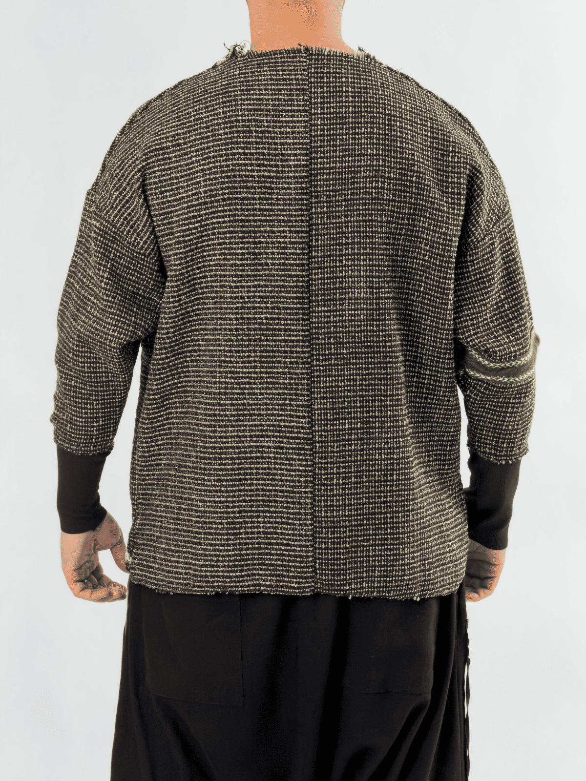 Kol Ribana Siyah Erkek Sweatshirt COC3464