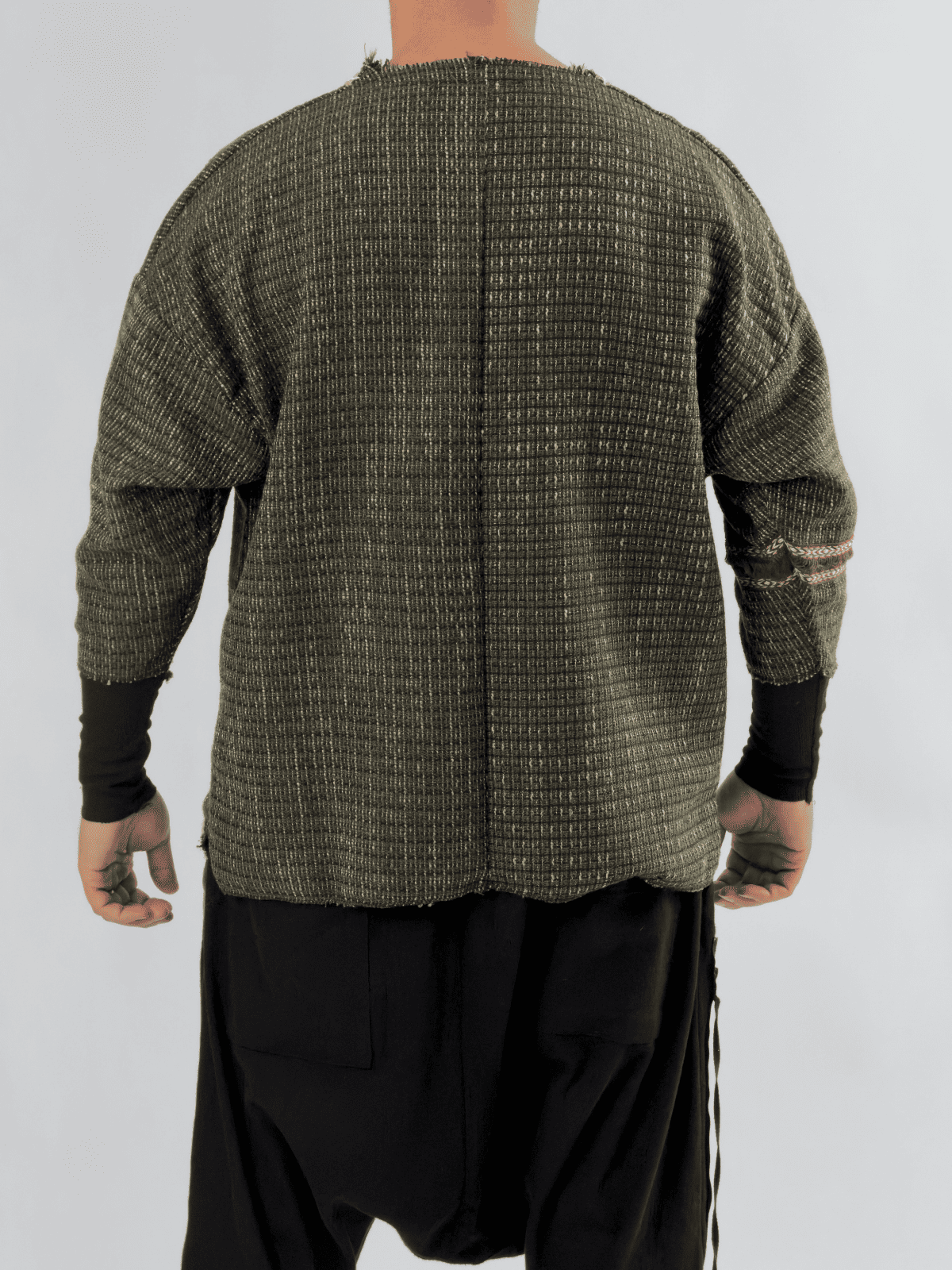 Kol Ribana Kahverengi Erkek Sweatshirt COC3462