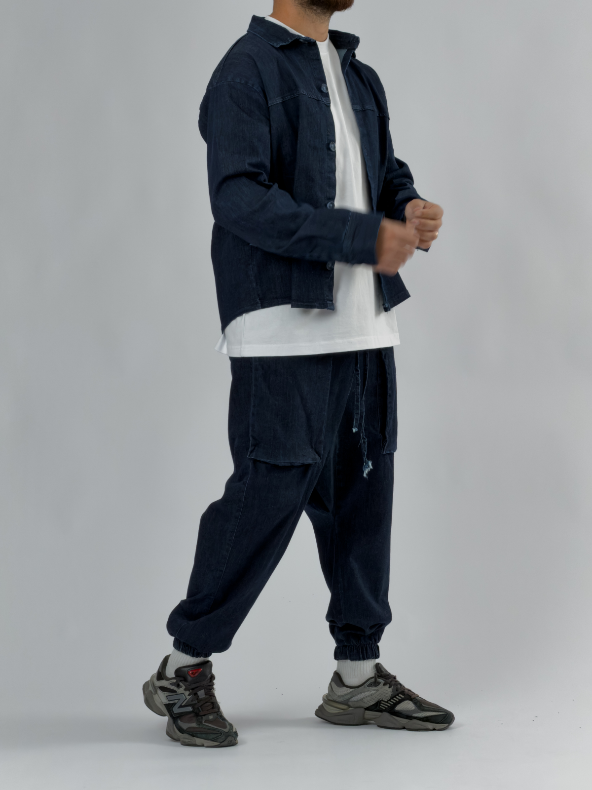 Lacivert Denim Erkek Takım COC3418