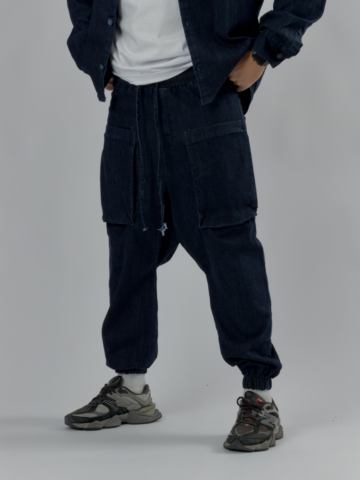 Lacivert Denim Erkek Takım COC3418