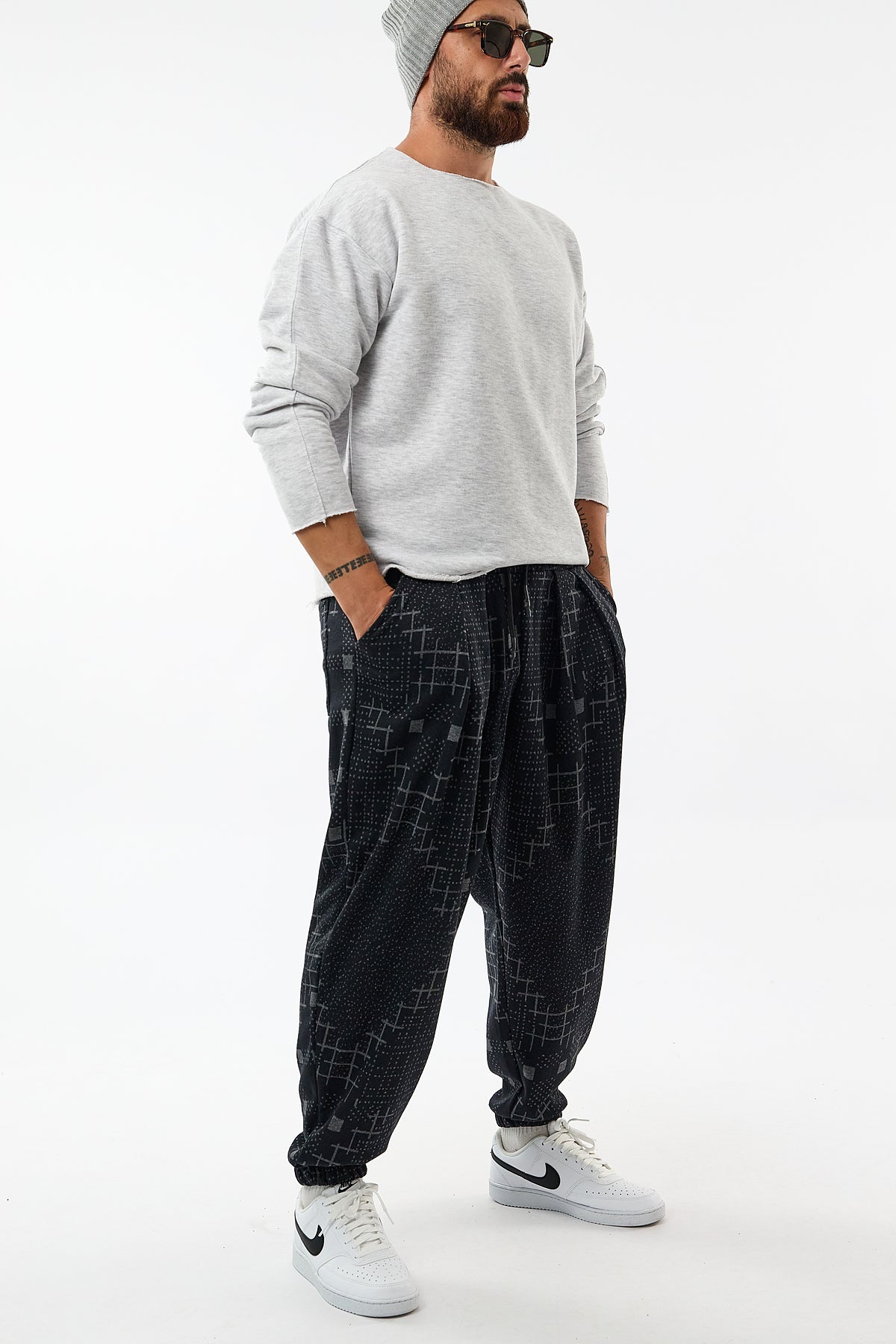 Matrix Pileli Jogger Erkek Pantolon COC3644