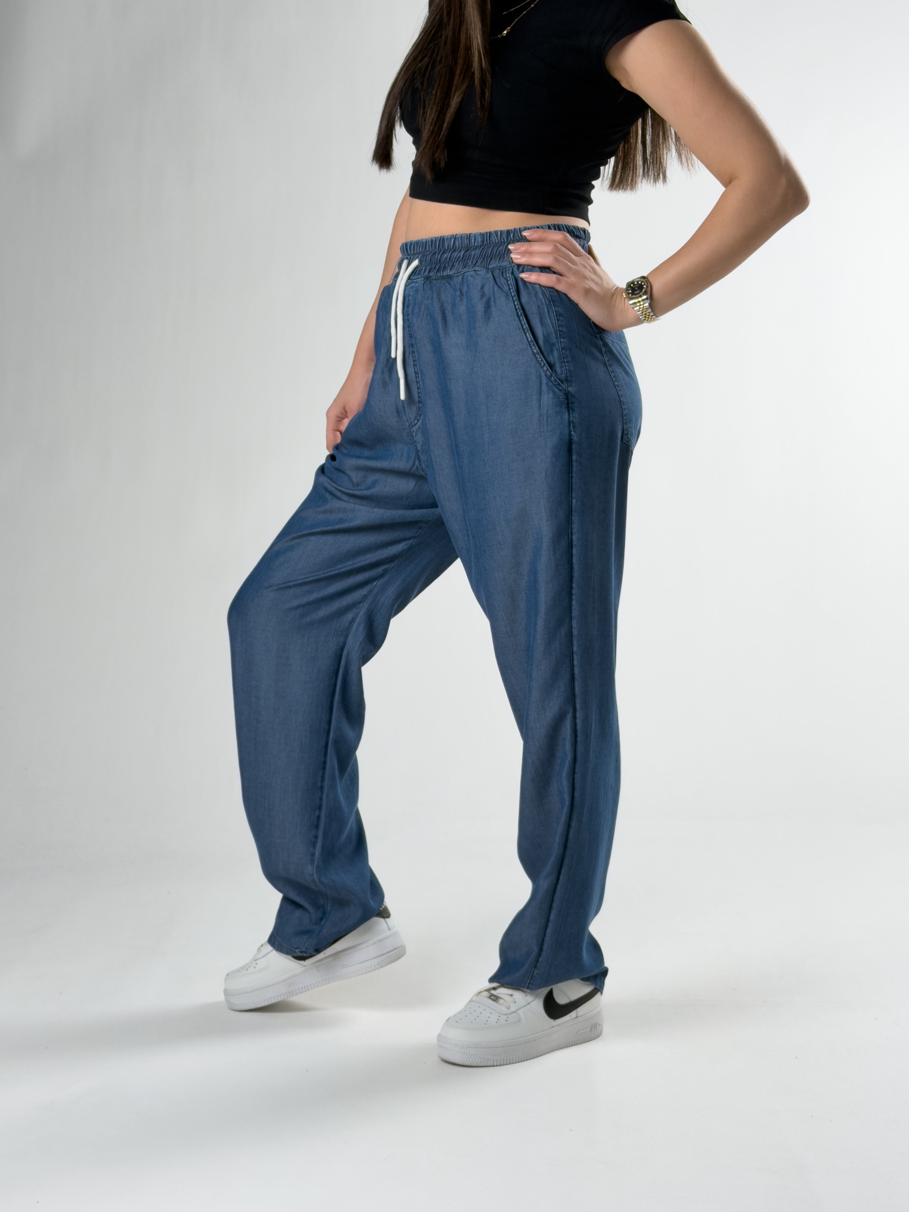 Mevsimlik Kadın Kot Baggy Pantolon COC2832