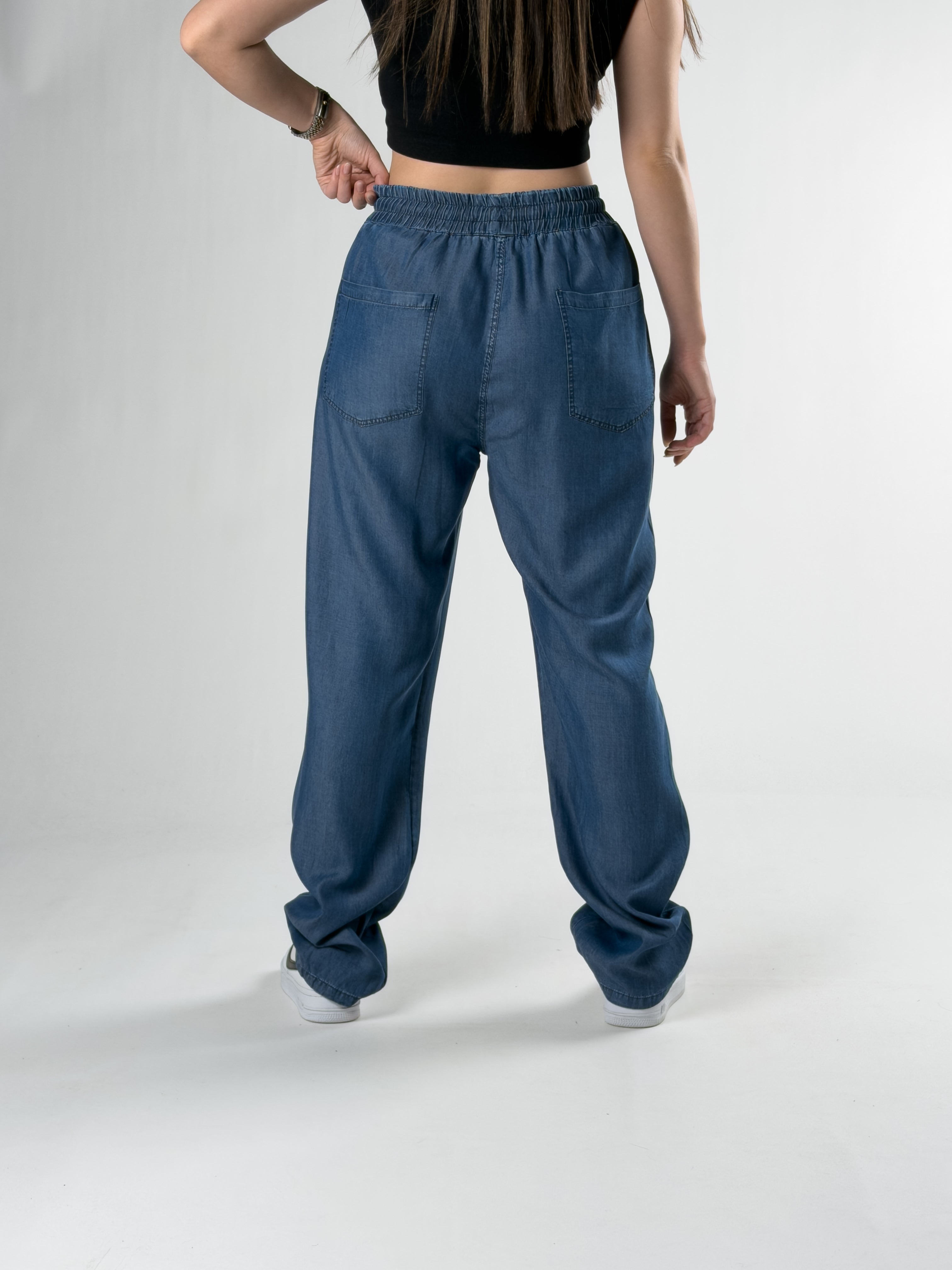 Mevsimlik Kadın Kot Baggy Pantolon COC2832
