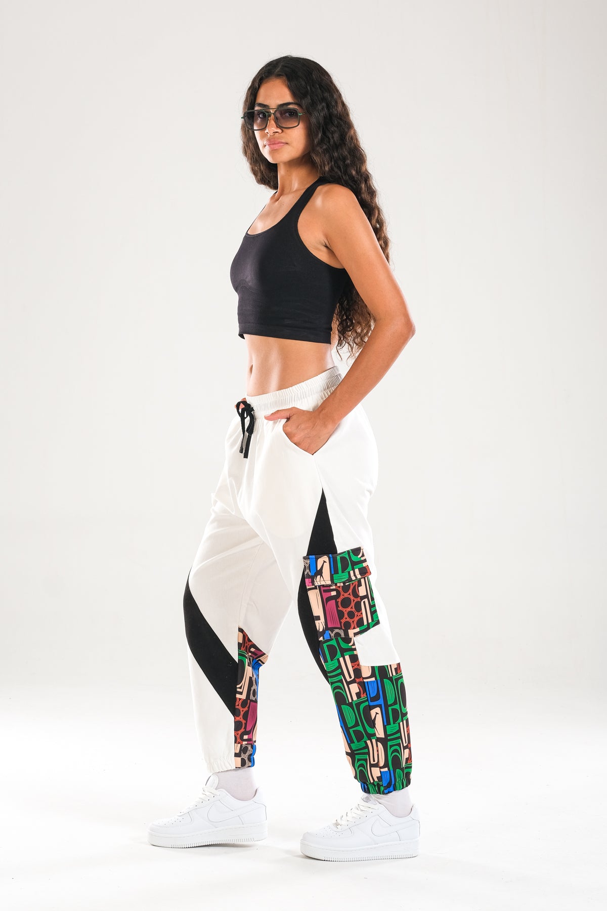 Neon Desenli Jogger Pantolon COC1133