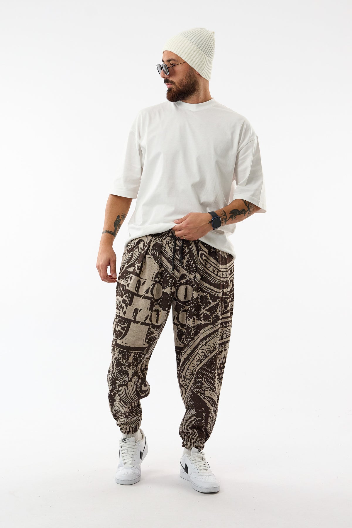 Nomad Etnik Desenli Şalvar Erkek Pantolon COC3713