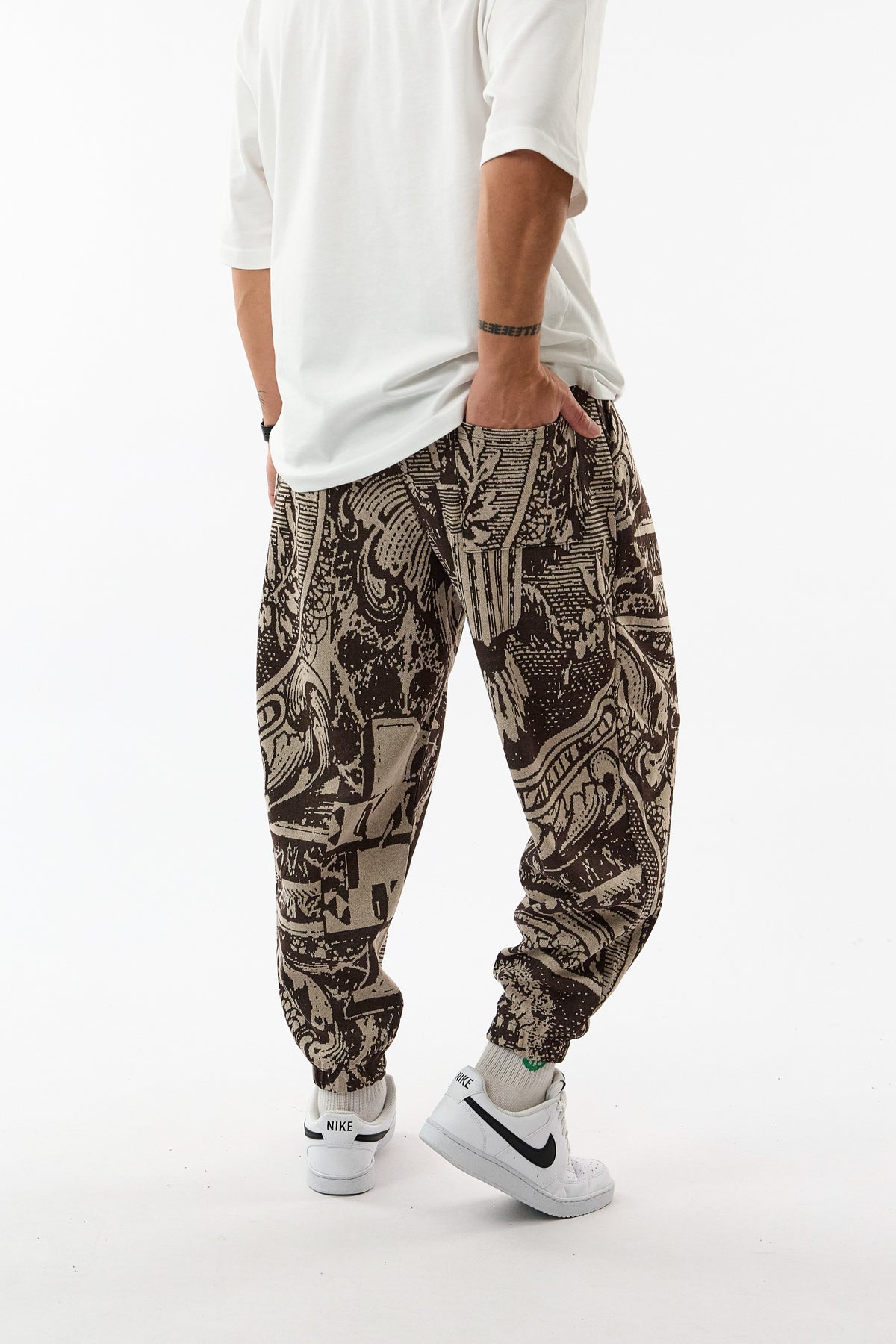 Nomad Etnik Desenli Şalvar Erkek Pantolon COC3713