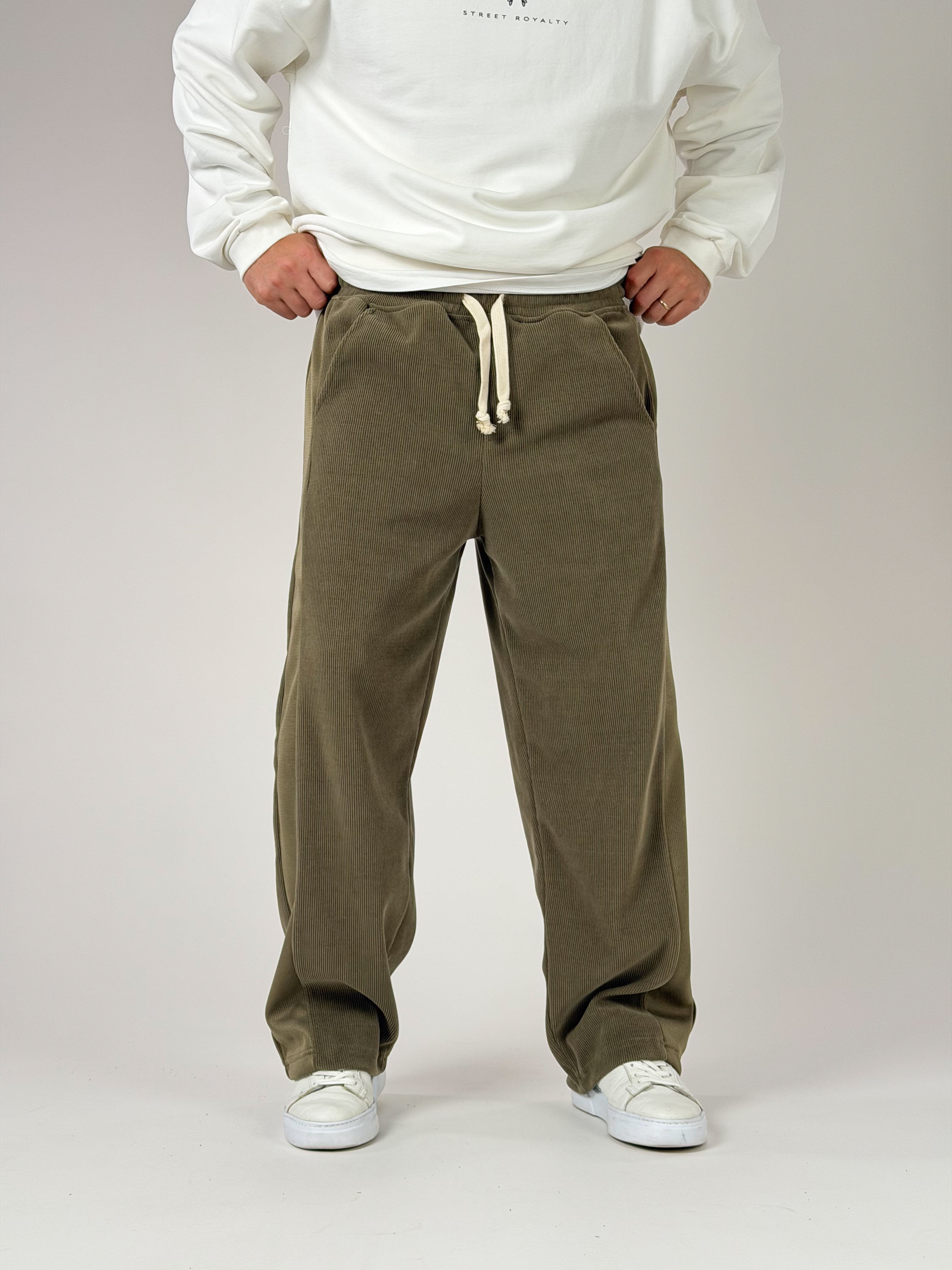 Oversize Haki Erkek Baggy Pantolon COC2521