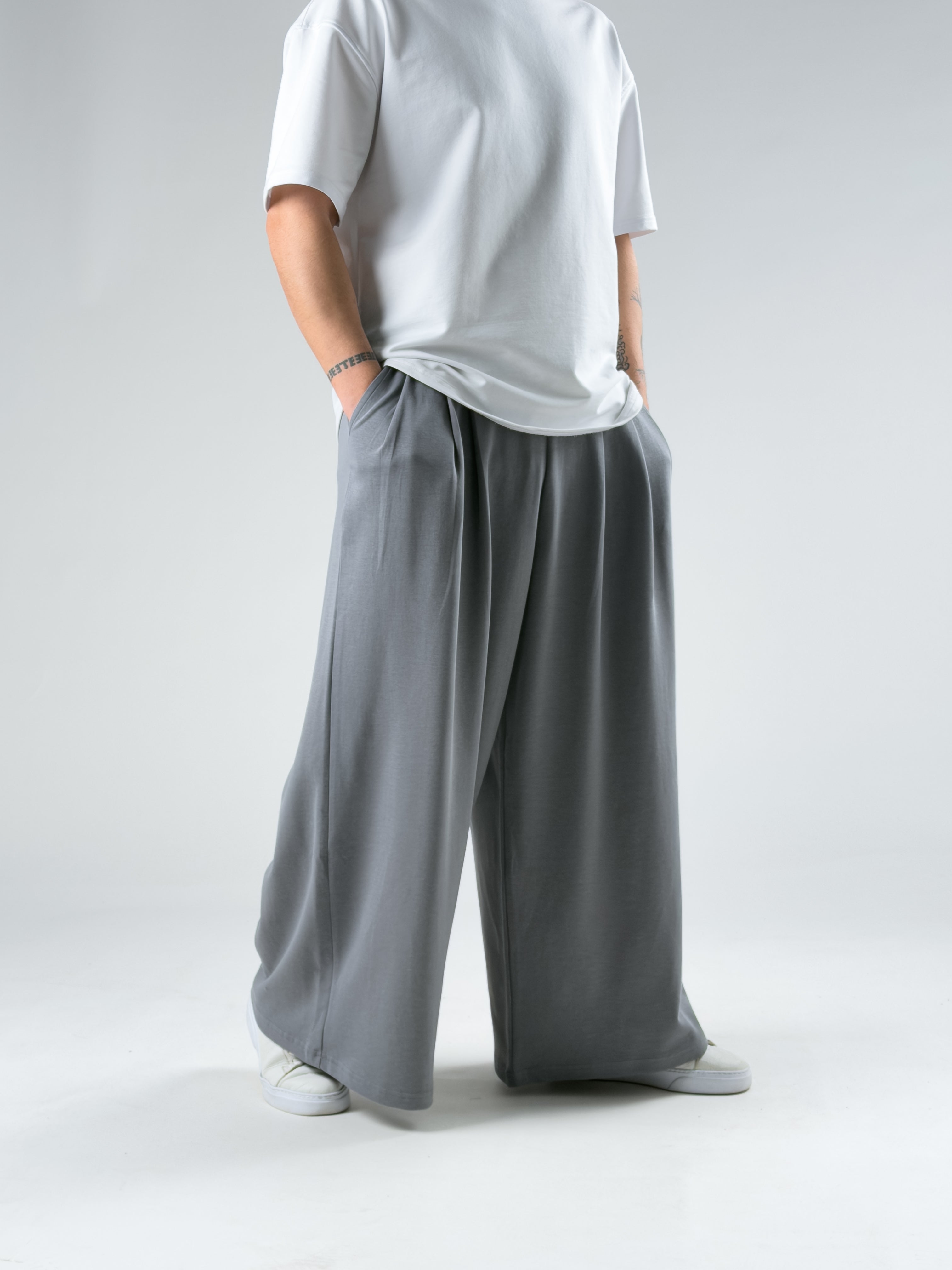 Oversize Samurai Füme Erkek Pantolon COC2906
