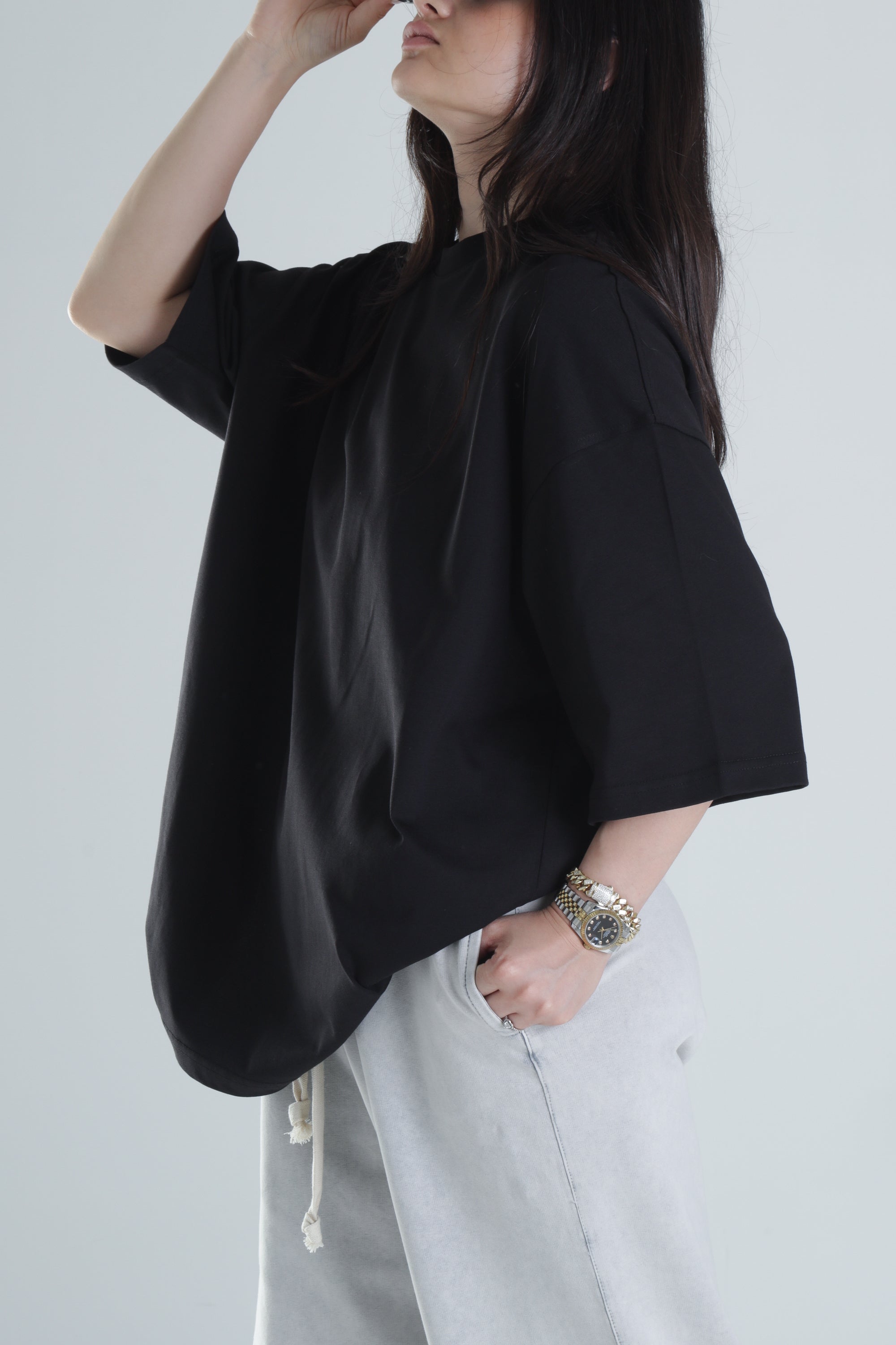 Oversize Siyah T-Shirt COC1315