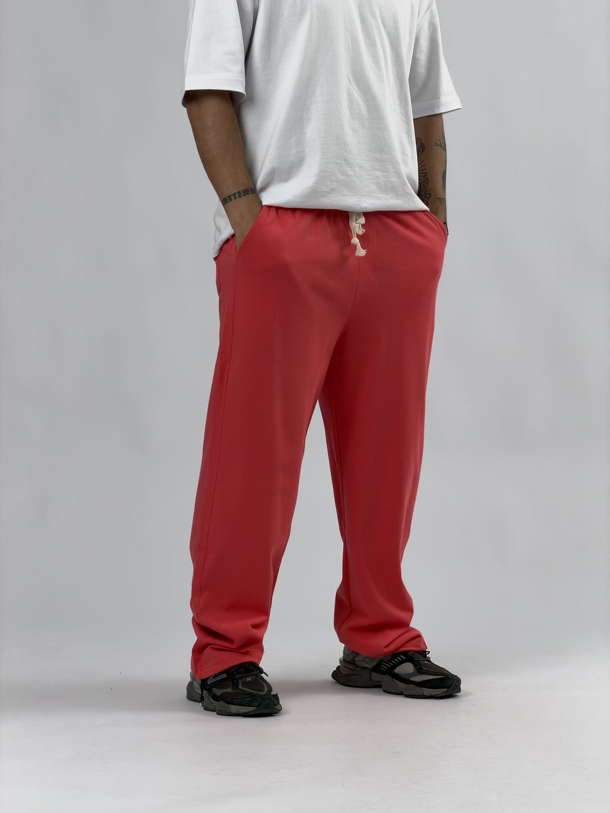 Paça Ayarlamalı Regular Kiremit Erkek Jogger Pantolon COC3563