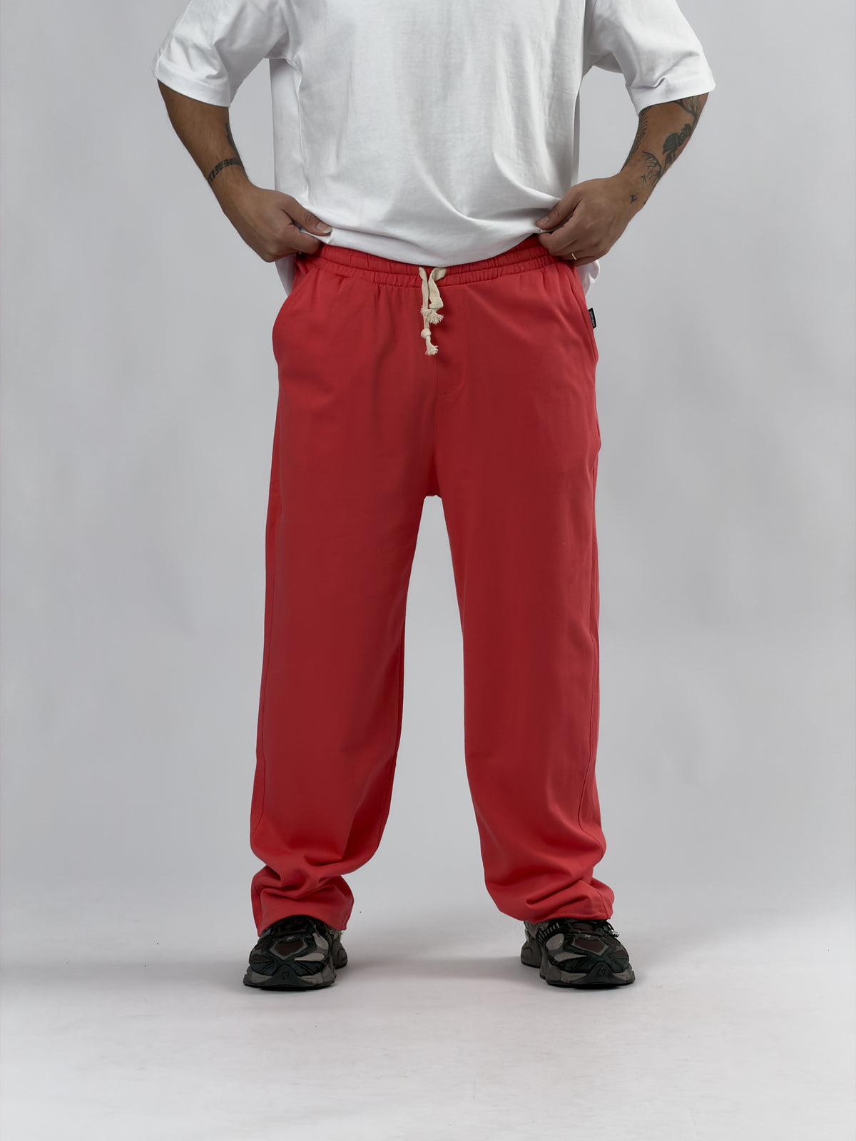 Paça Ayarlamalı Regular Kiremit Erkek Jogger Pantolon COC3563