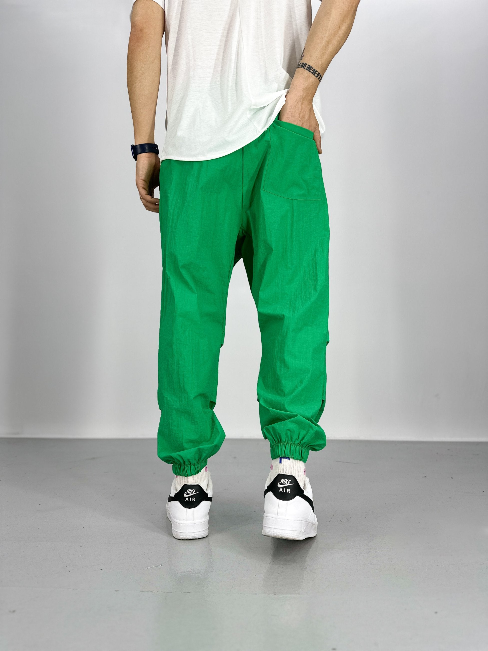 Paraşüt Kumaş Yeşil Jogger COC1565