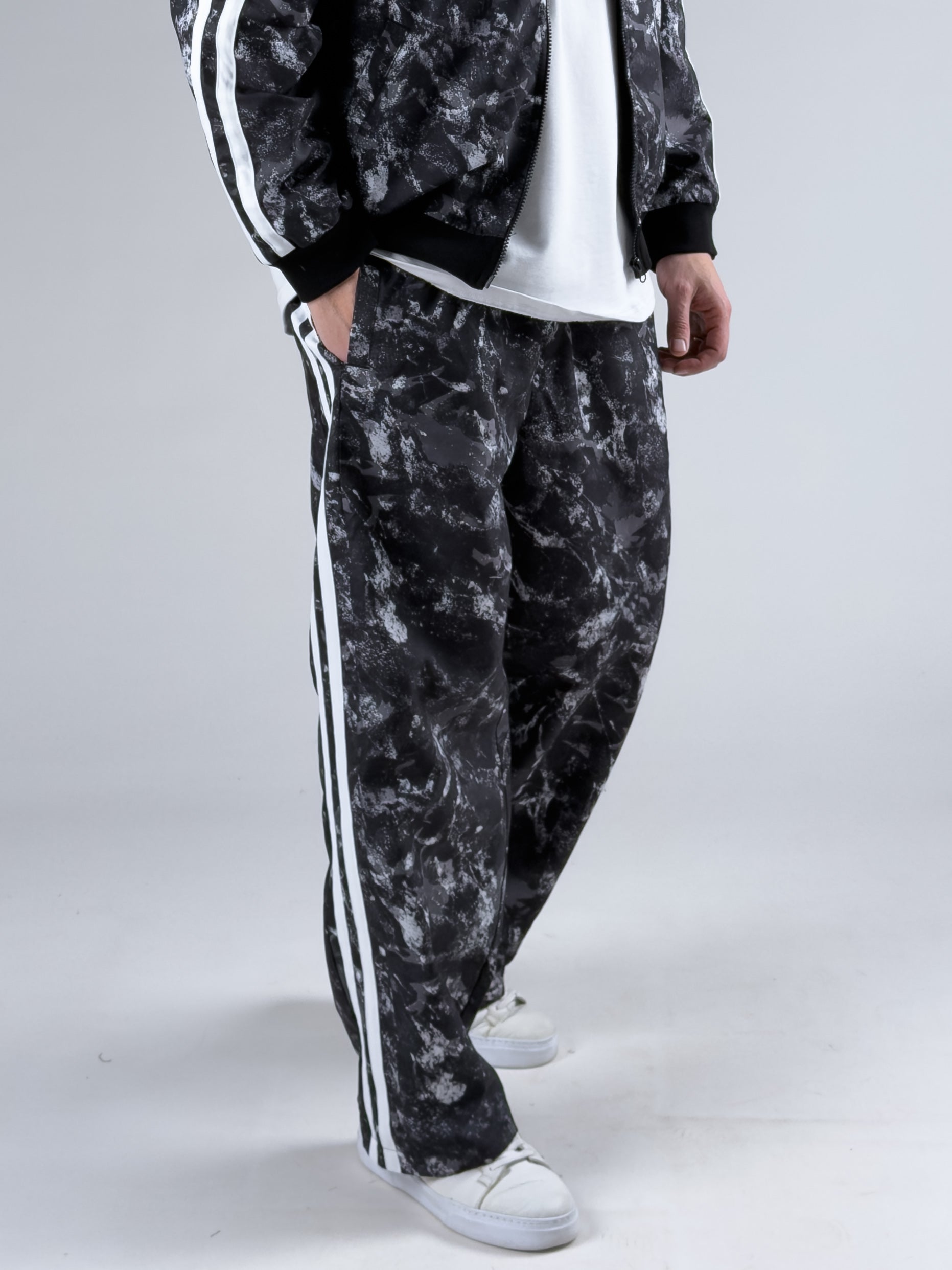 Paraşüt Kumaş Siyah Baggy Pantolon COC3043-1