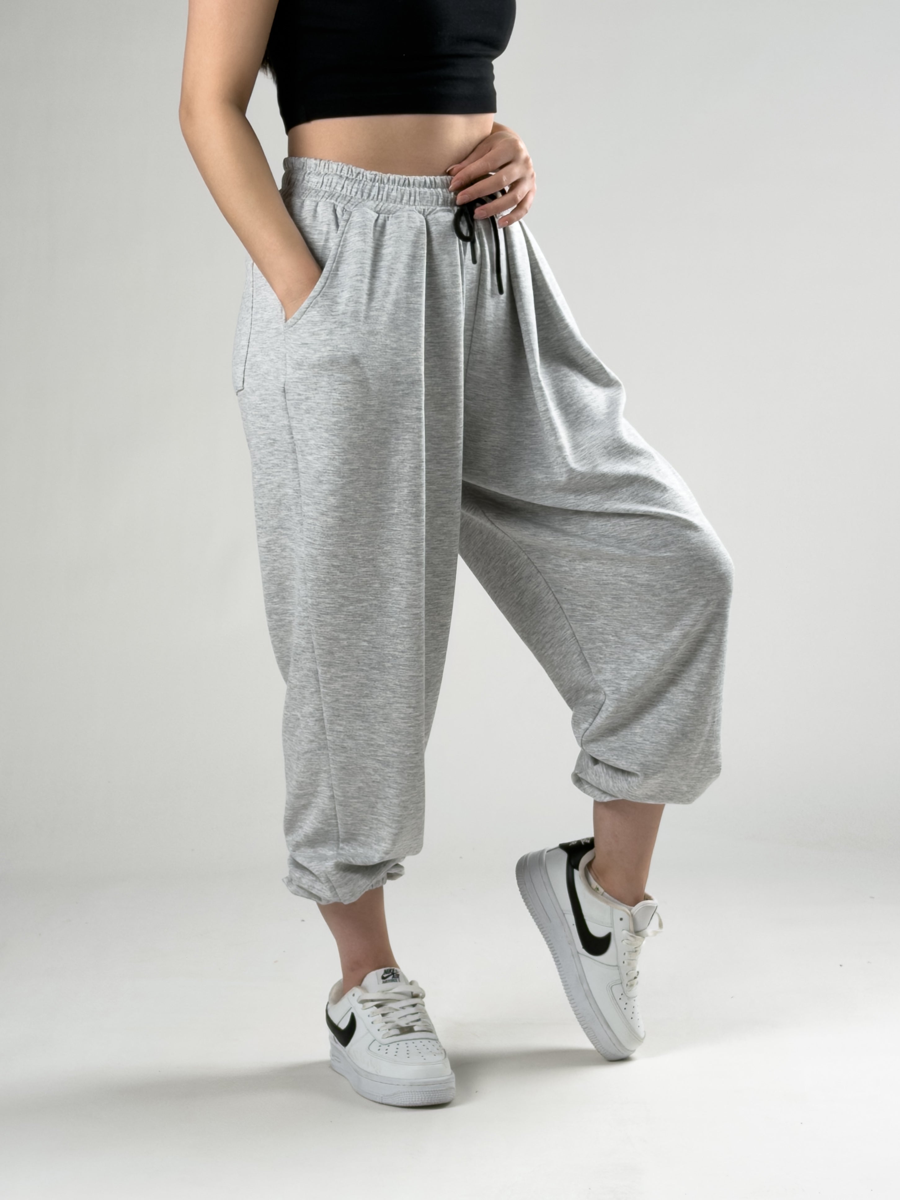 Pileli Grimelanj Kadın Jogger Pantolon COC2846