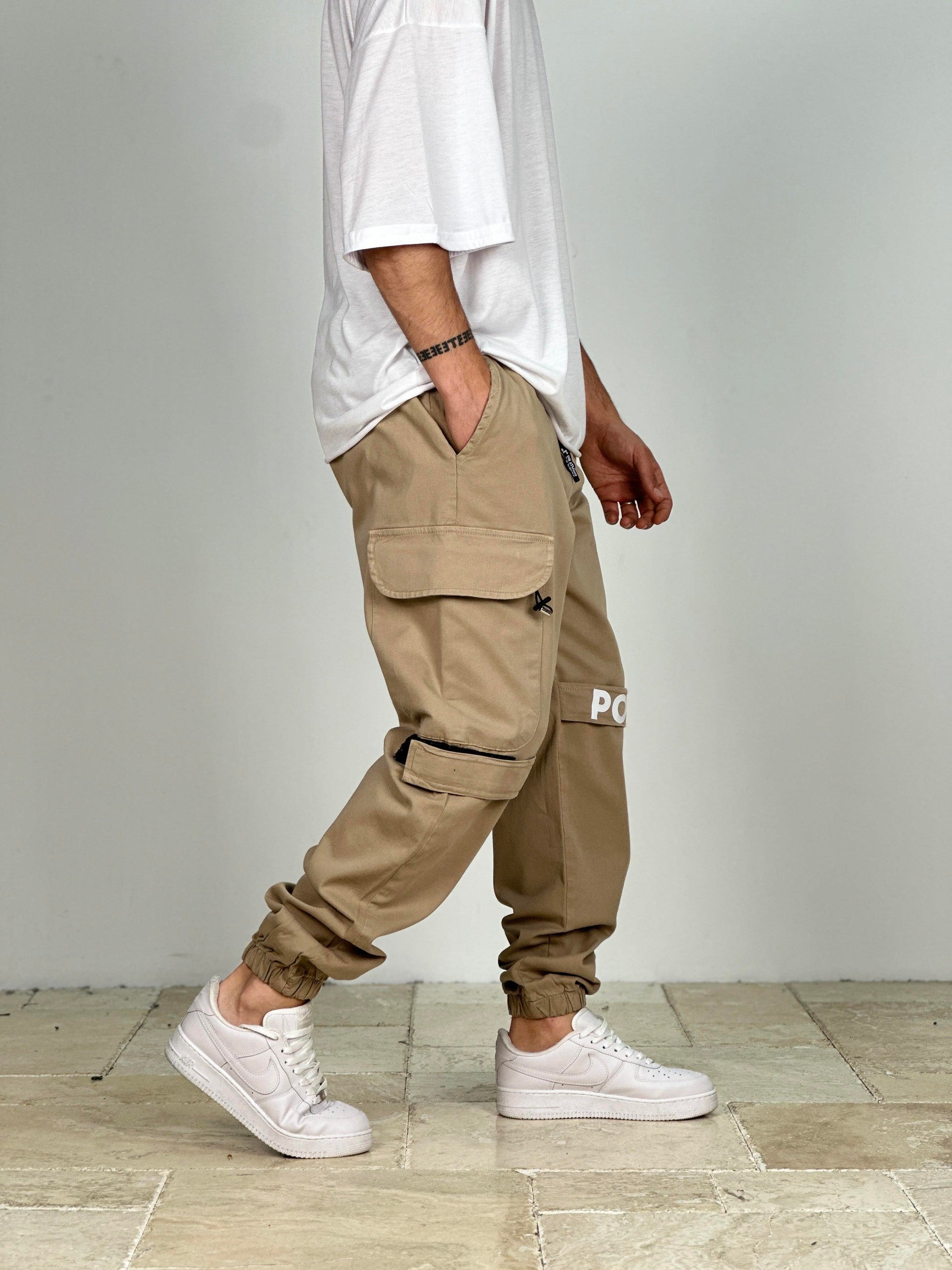 Premium Kalite Gabardin Kumaş Power Jogger Pantolon COC1914