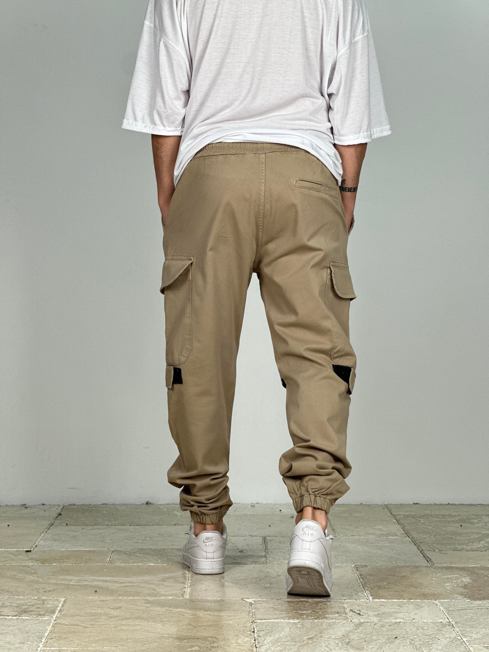 Premium Kalite Gabardin Kumaş Power Jogger Pantolon COC1914