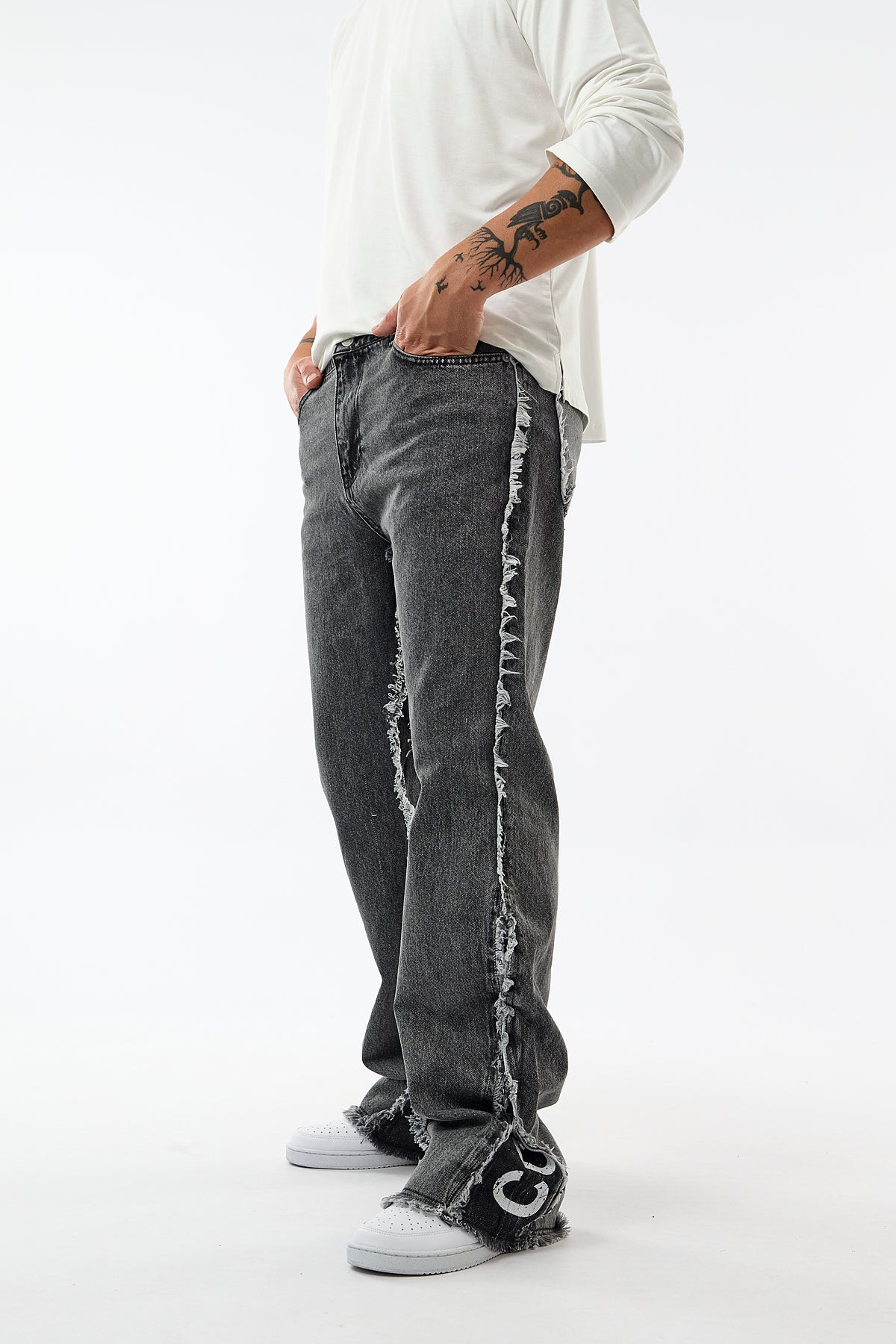 Püsküllü Cool Jean Erkek Pantolon COC3657