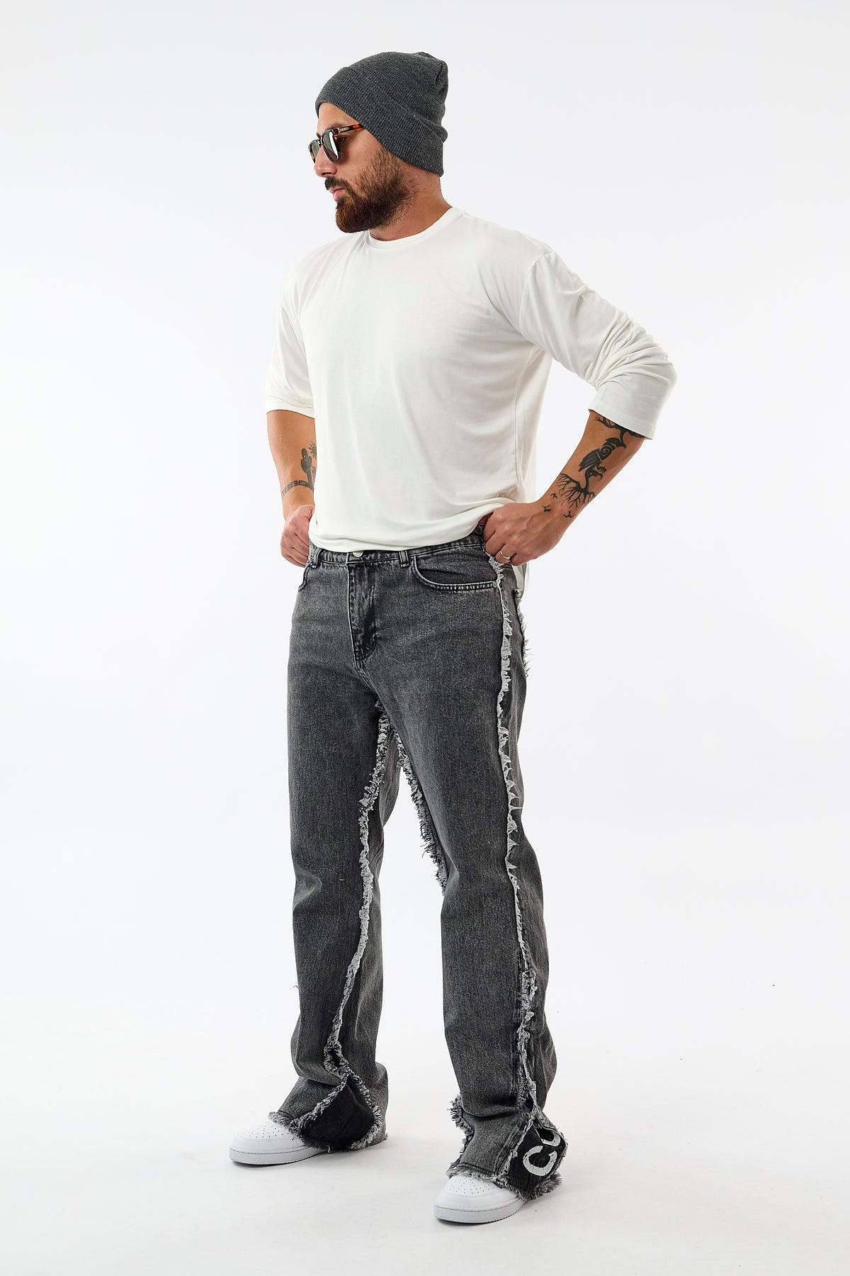 Püsküllü Cool Jean Erkek Pantolon COC3657