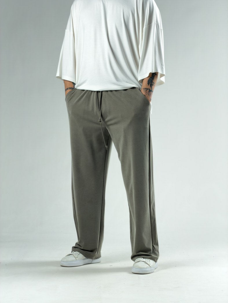 Rahat Kesim Haki Erkek Baggy Pantolon COC3116