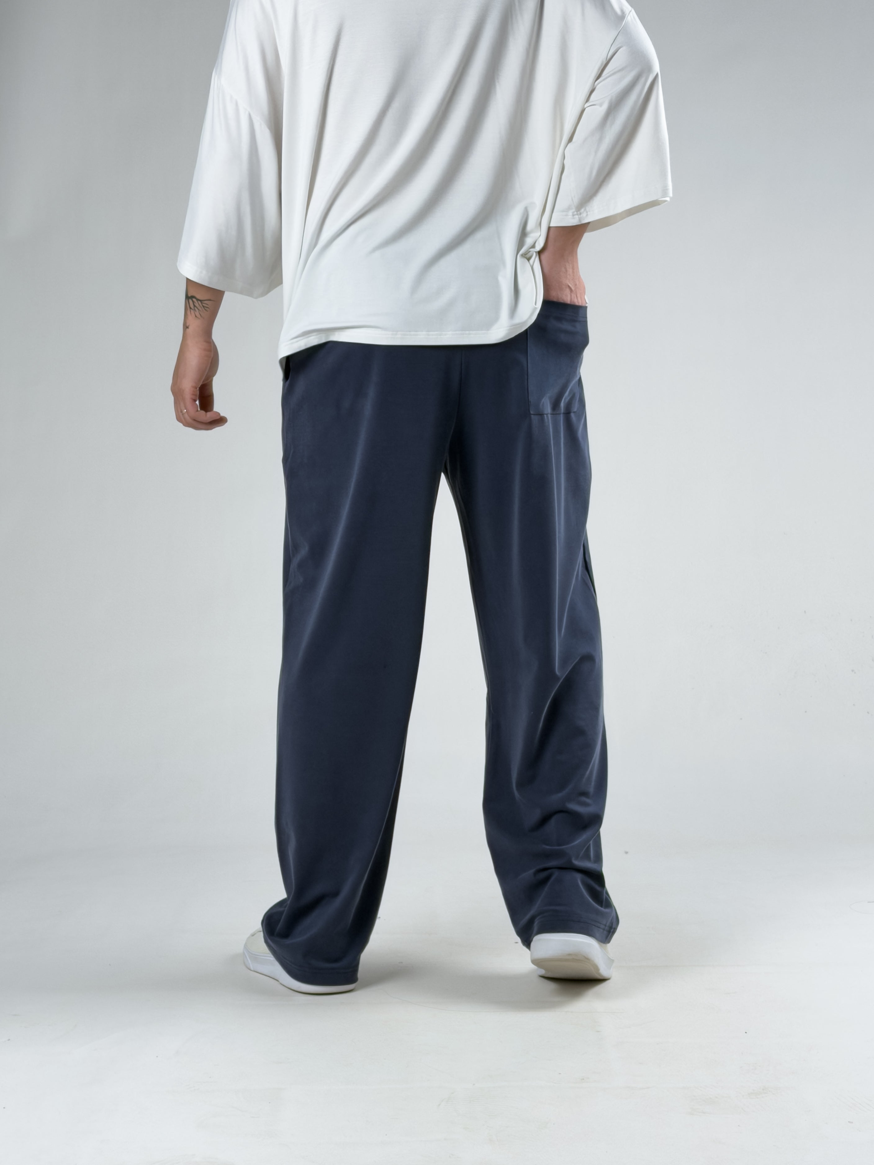 Rahat Kesim İndigo Erkek Baggy Pantolon COC3142