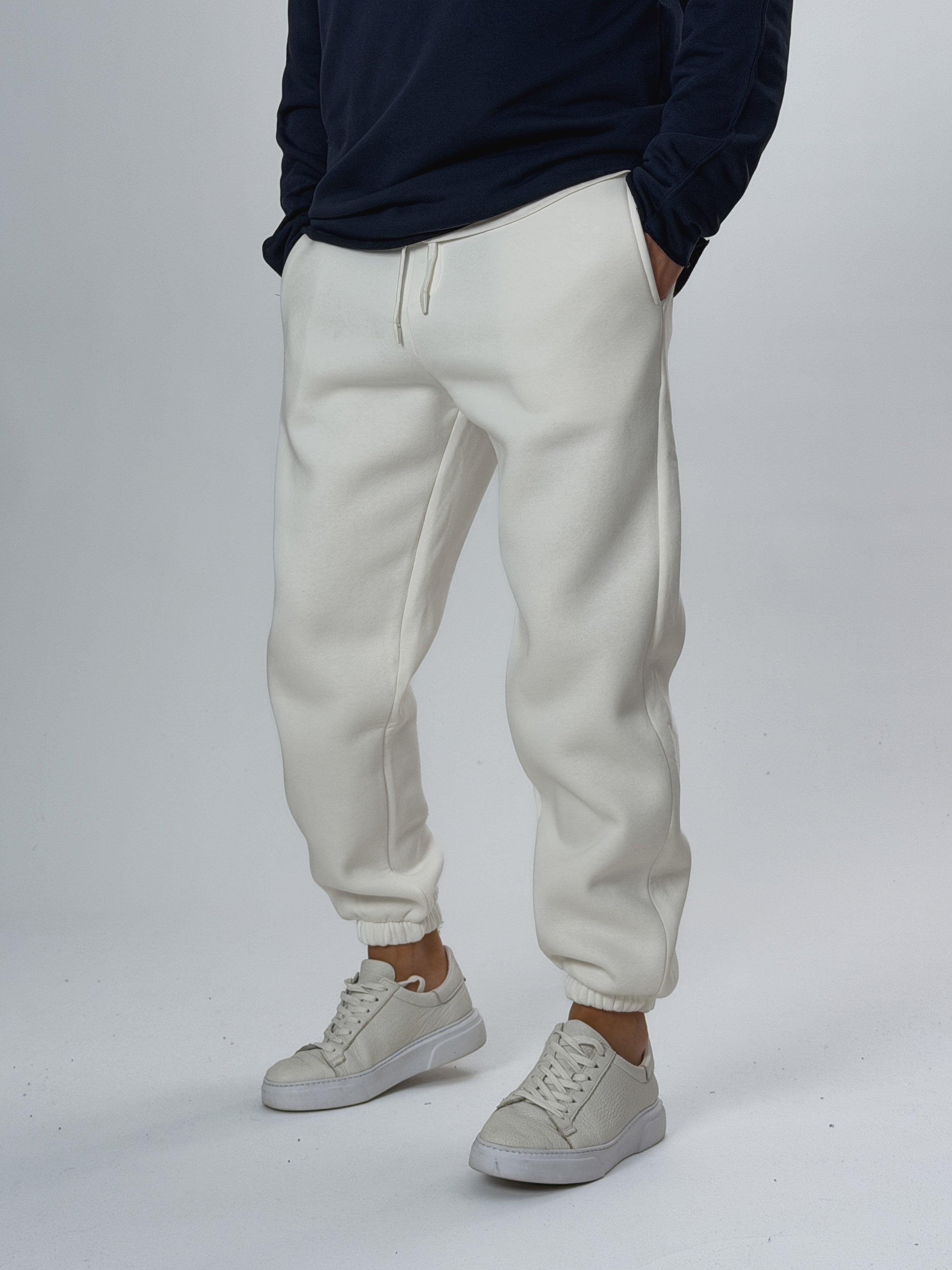 Şardonlu Ekru Erkek Jogger Eşofman COC2551