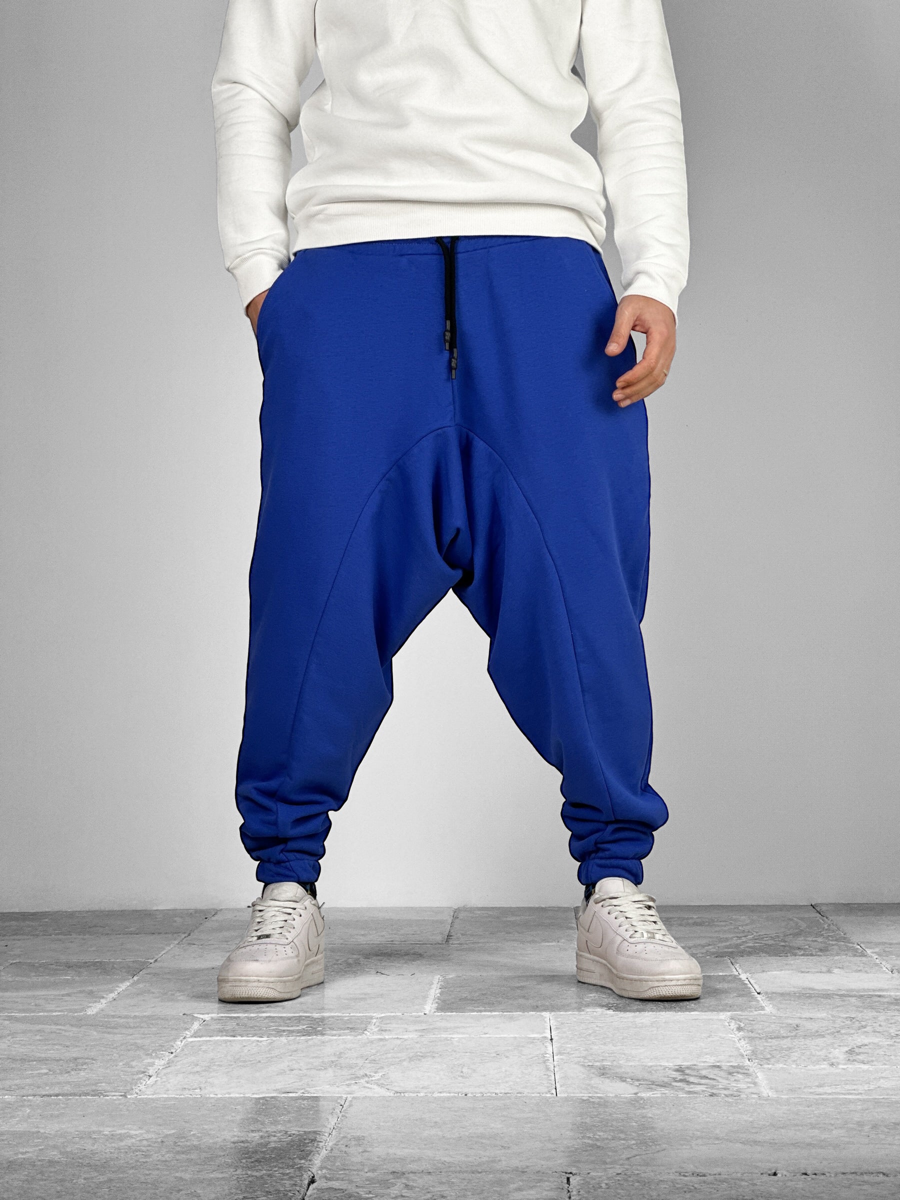 Sax Mavi Spor Şalvar COC3062