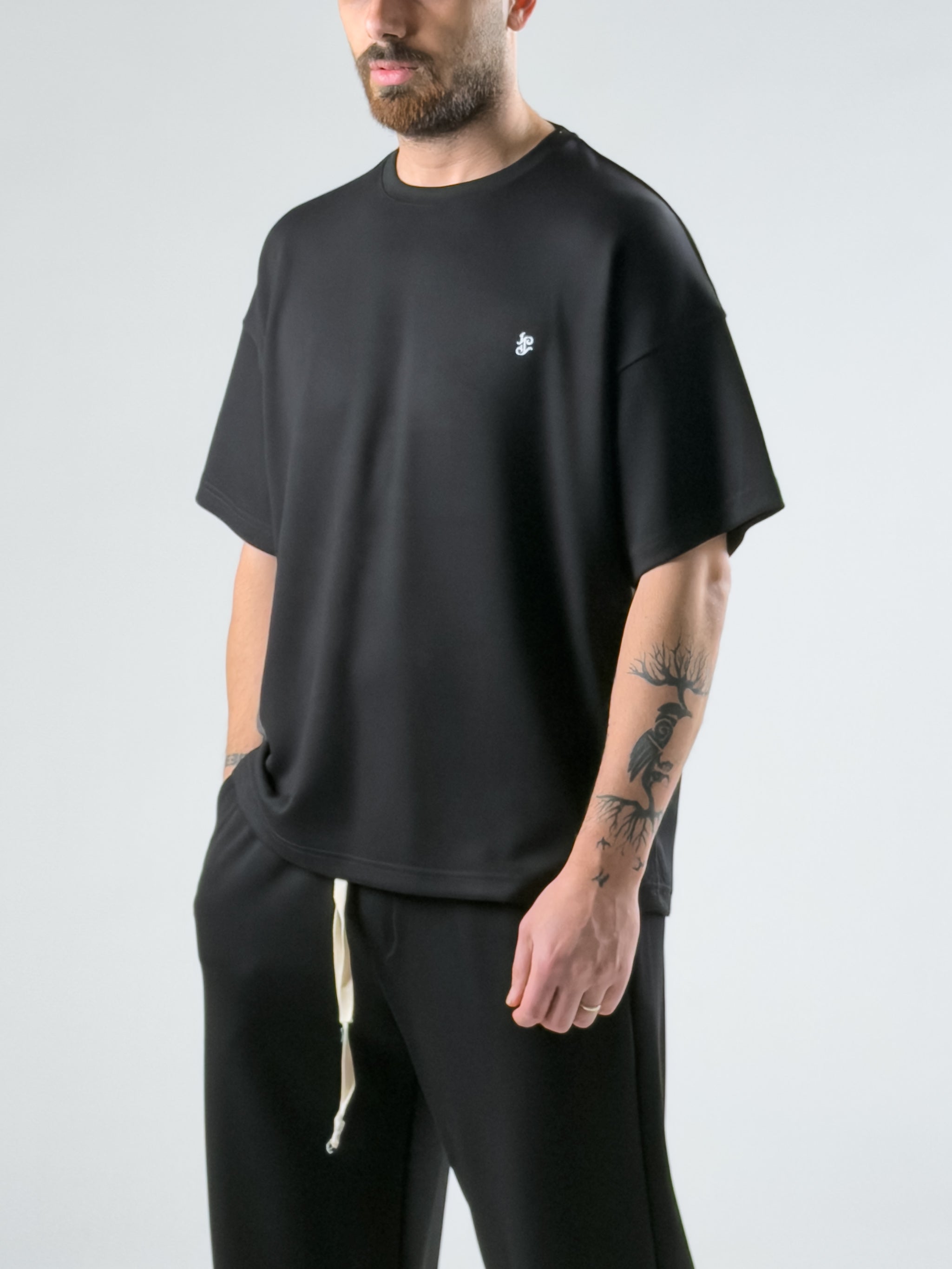 Siyah Erkek T-Shirt COC3020-2