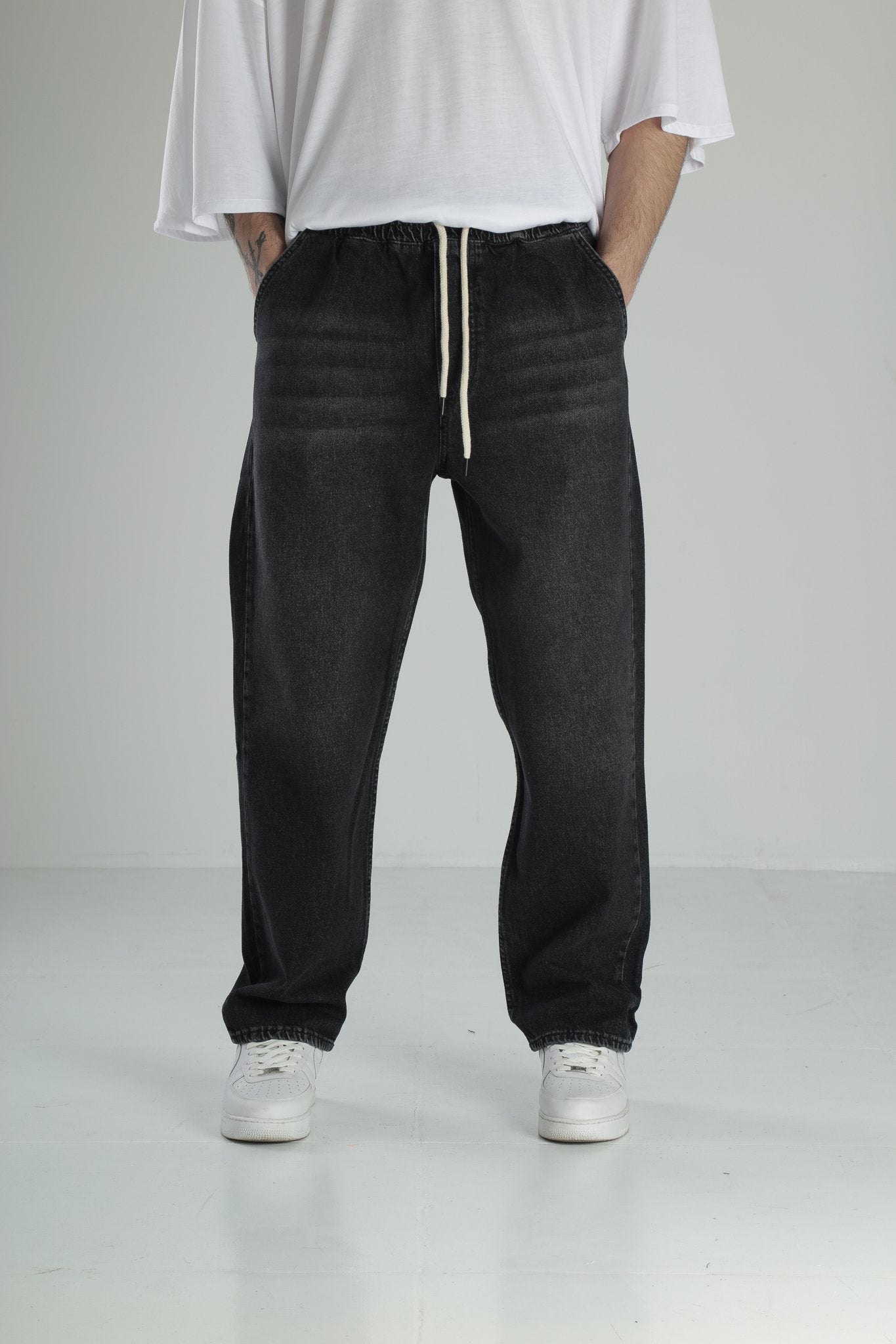 Siyah Kot Baggy Pantolon COC1983