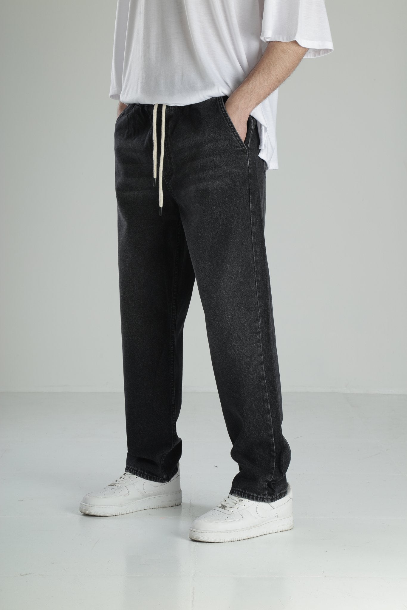 Siyah Kot Baggy Pantolon COC1983