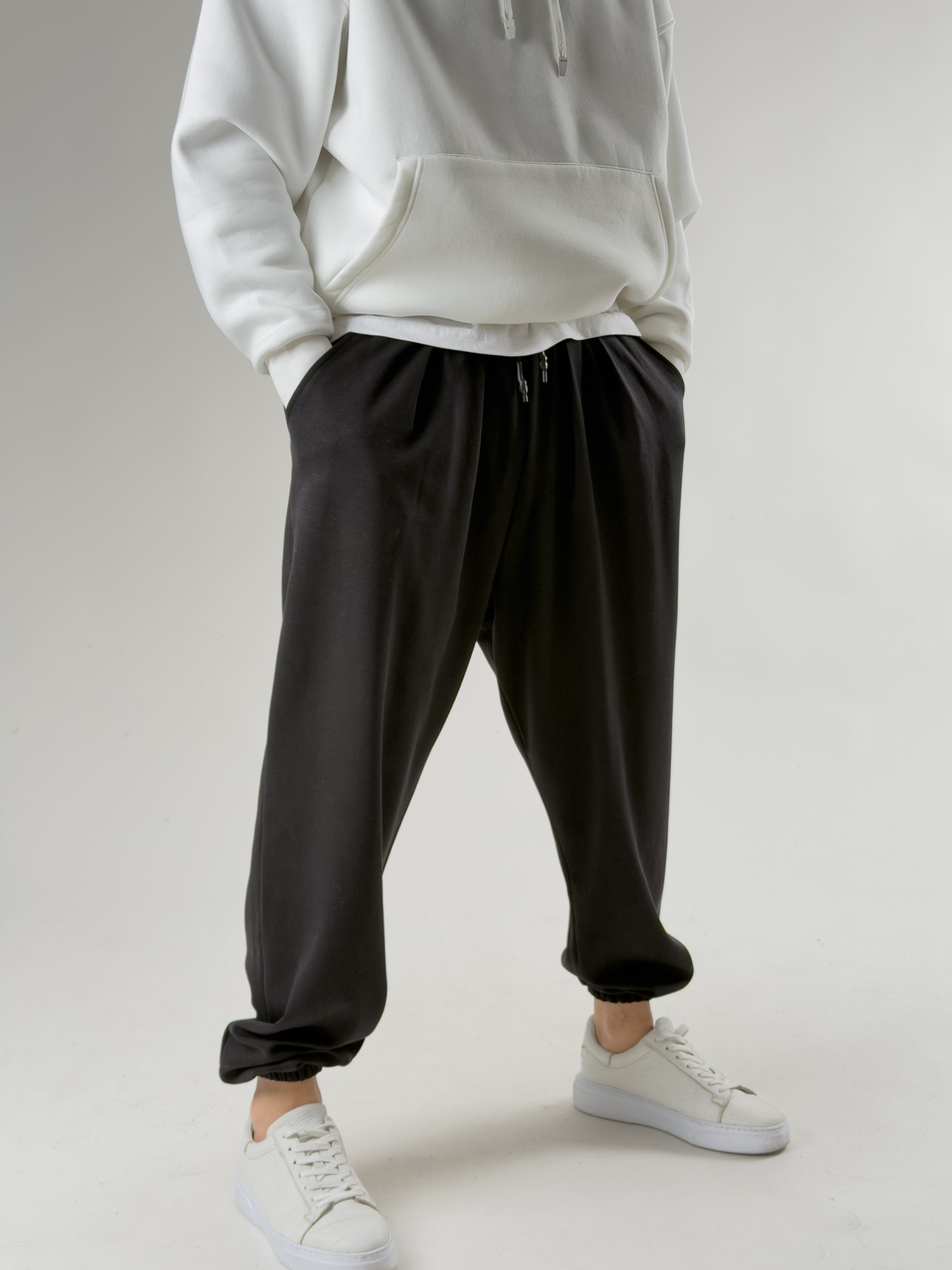 Siyah Pileli Yarım Şalvar COC1281